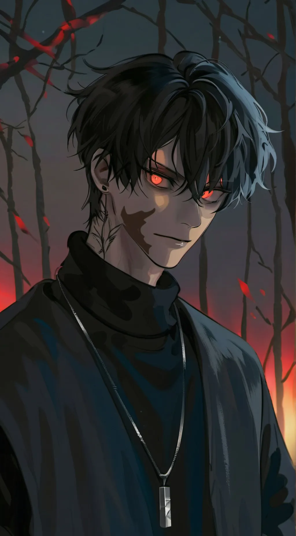 ai character: Muzan Kibutsuji  background