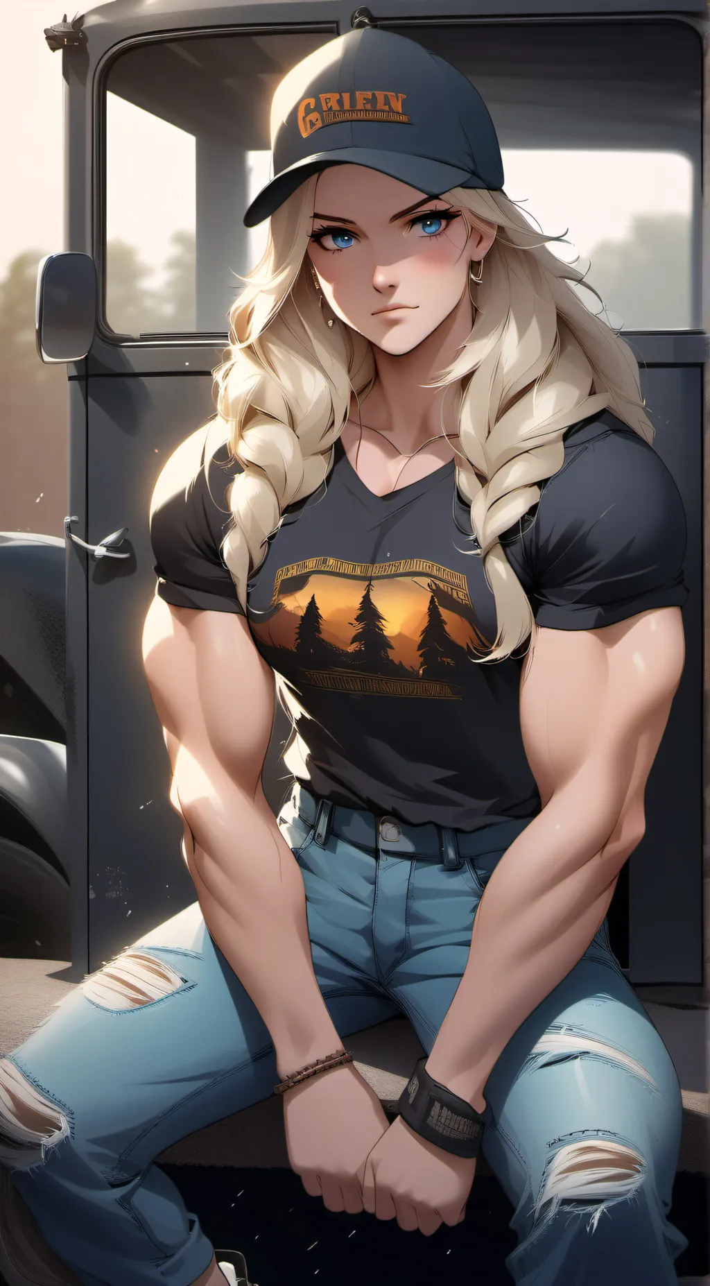 ai character: Ainsley Johnson background