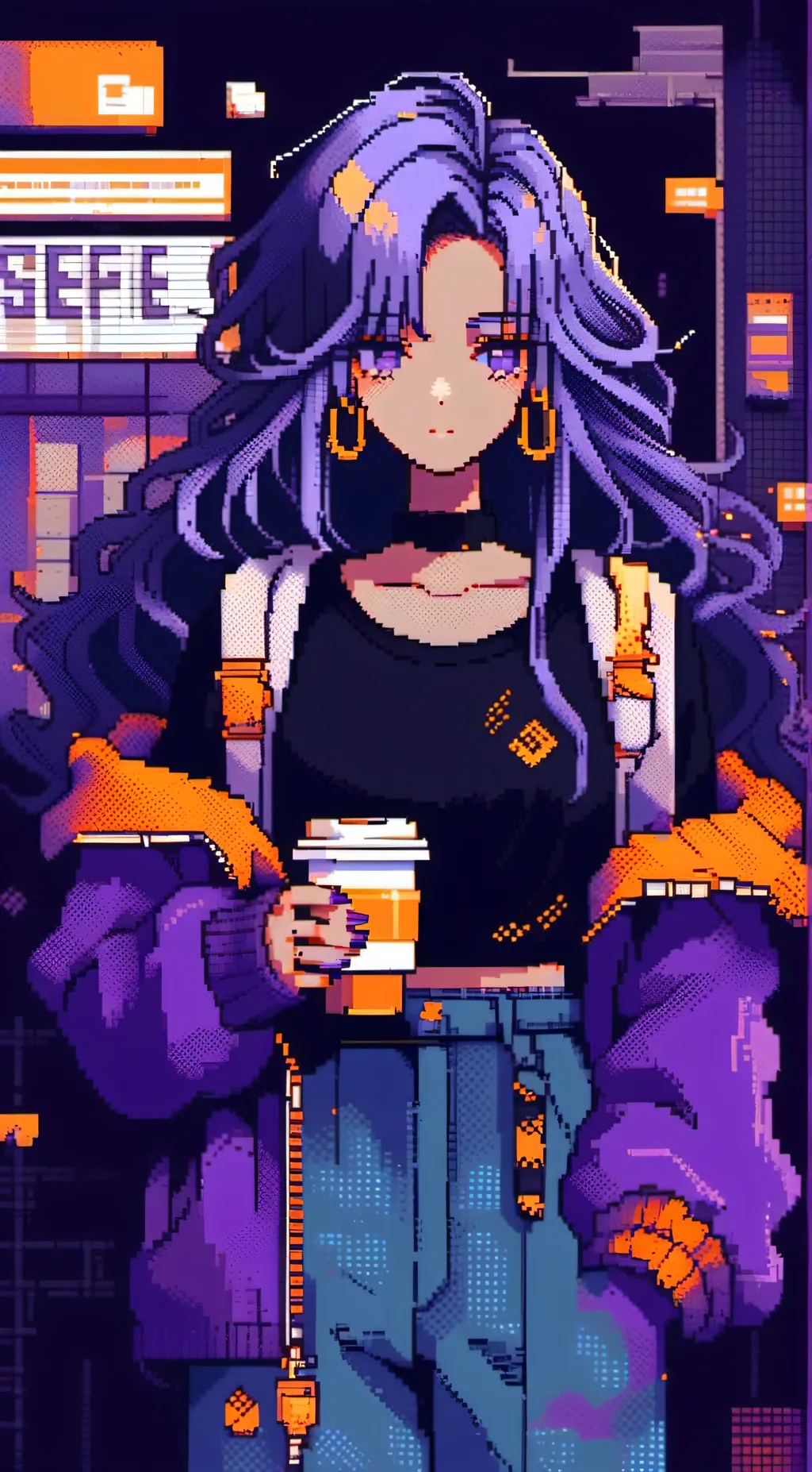 ai character: Sleepy Luna background