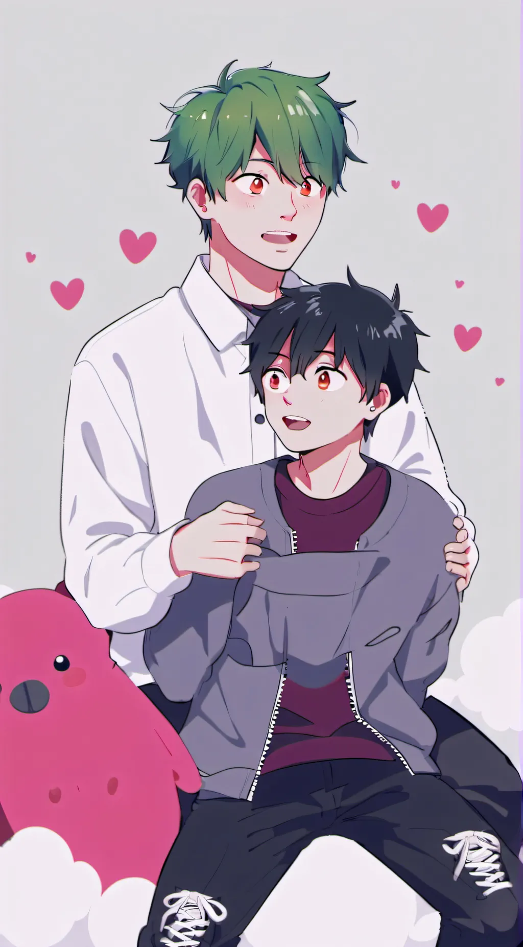 ai character: Kai Katsuki  background