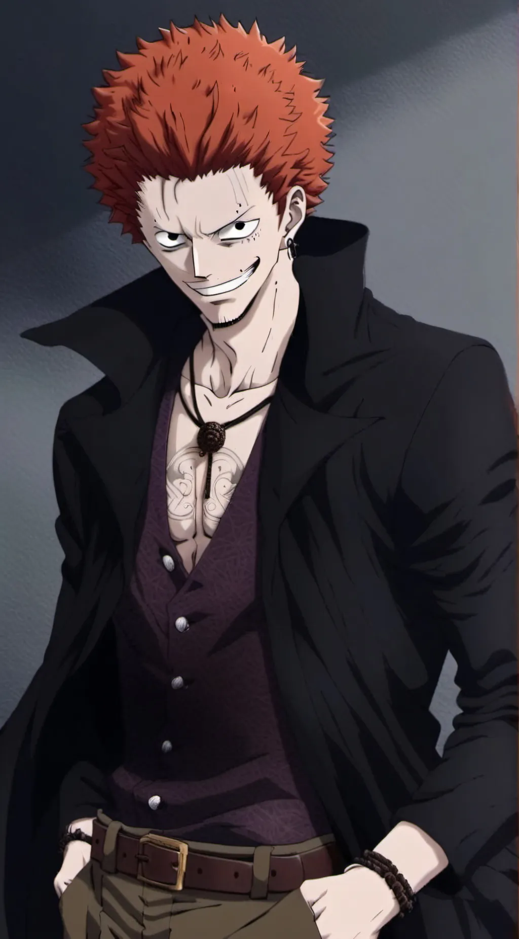 ai character: Eustass Kid. background
