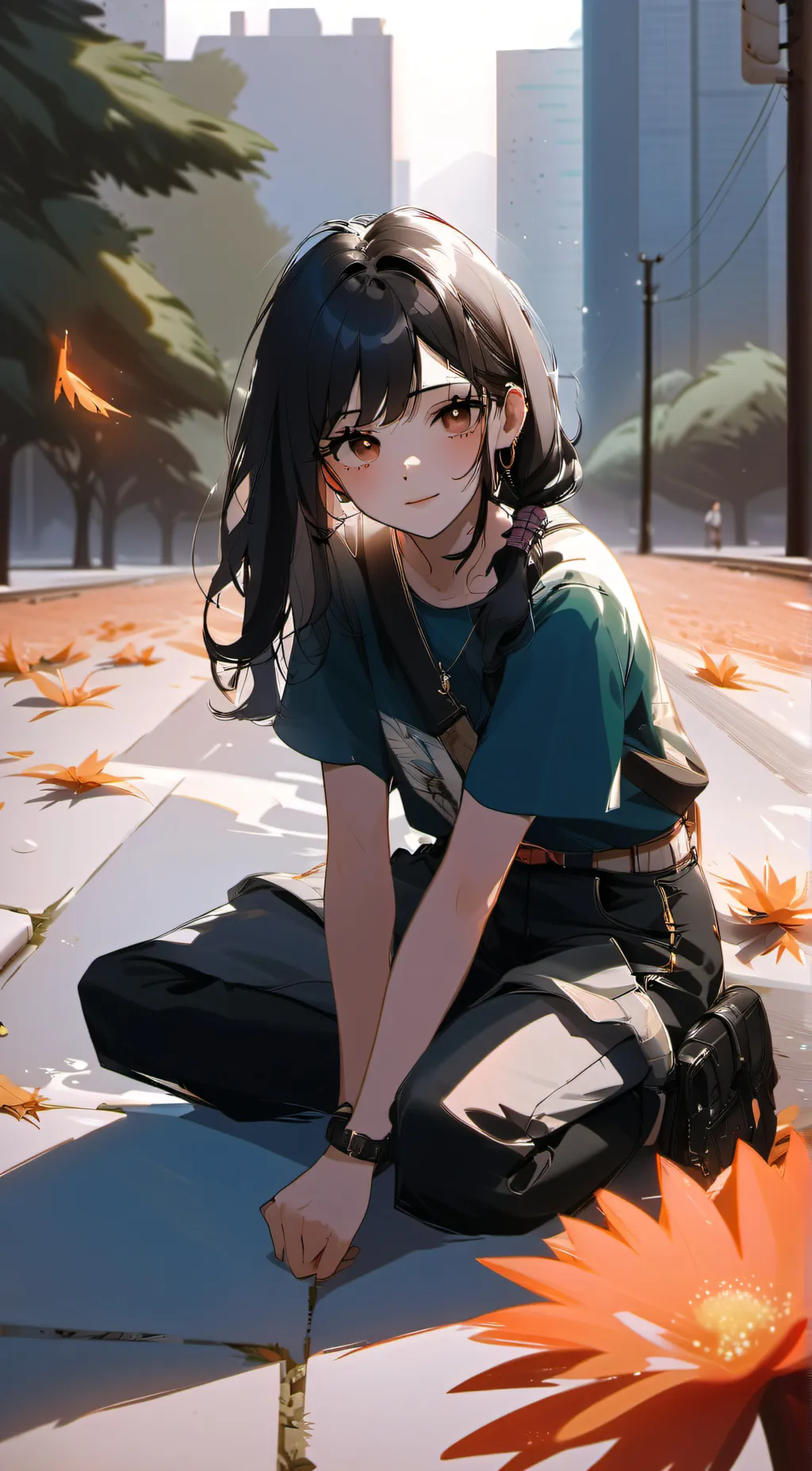 ai character: michelle background
