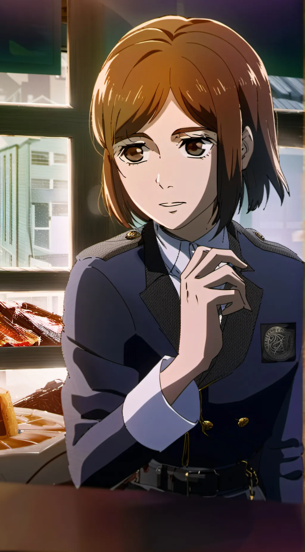 ai character: Nobara  background