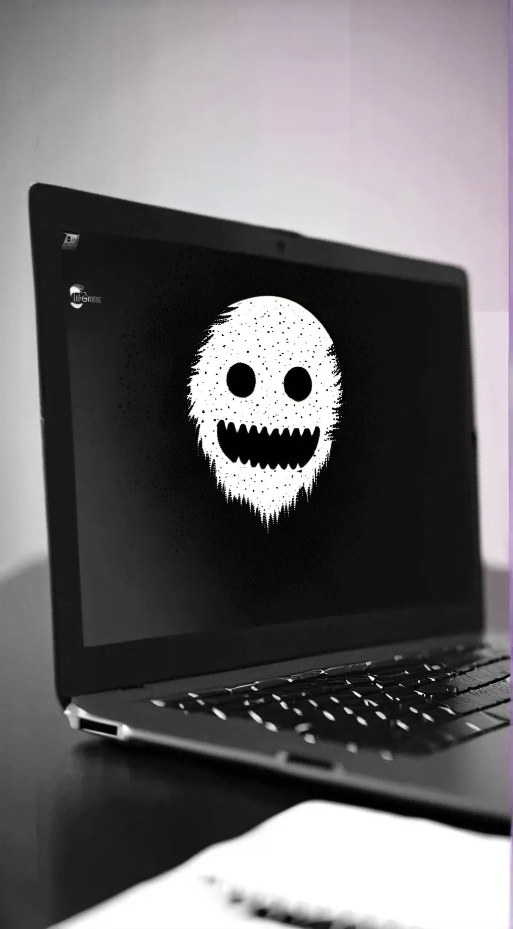 ai character: the moon background