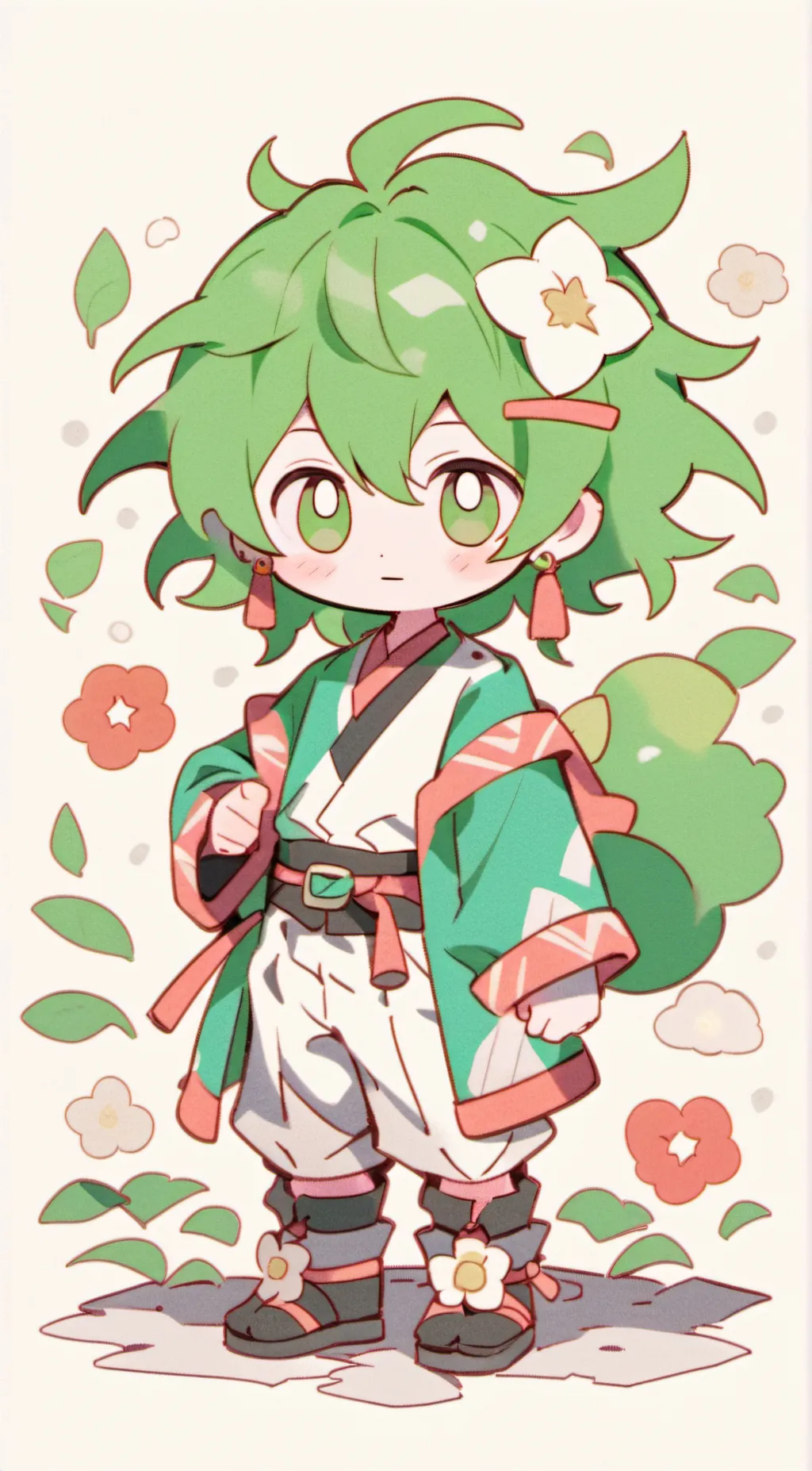 ai character: bun bun background