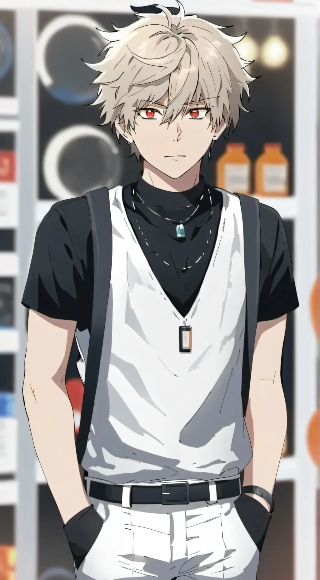 ai character: Bakugo background