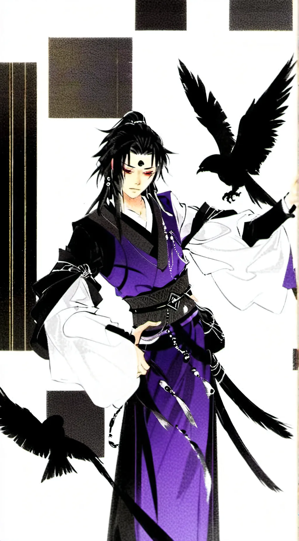 ai character: Michikatsu  background