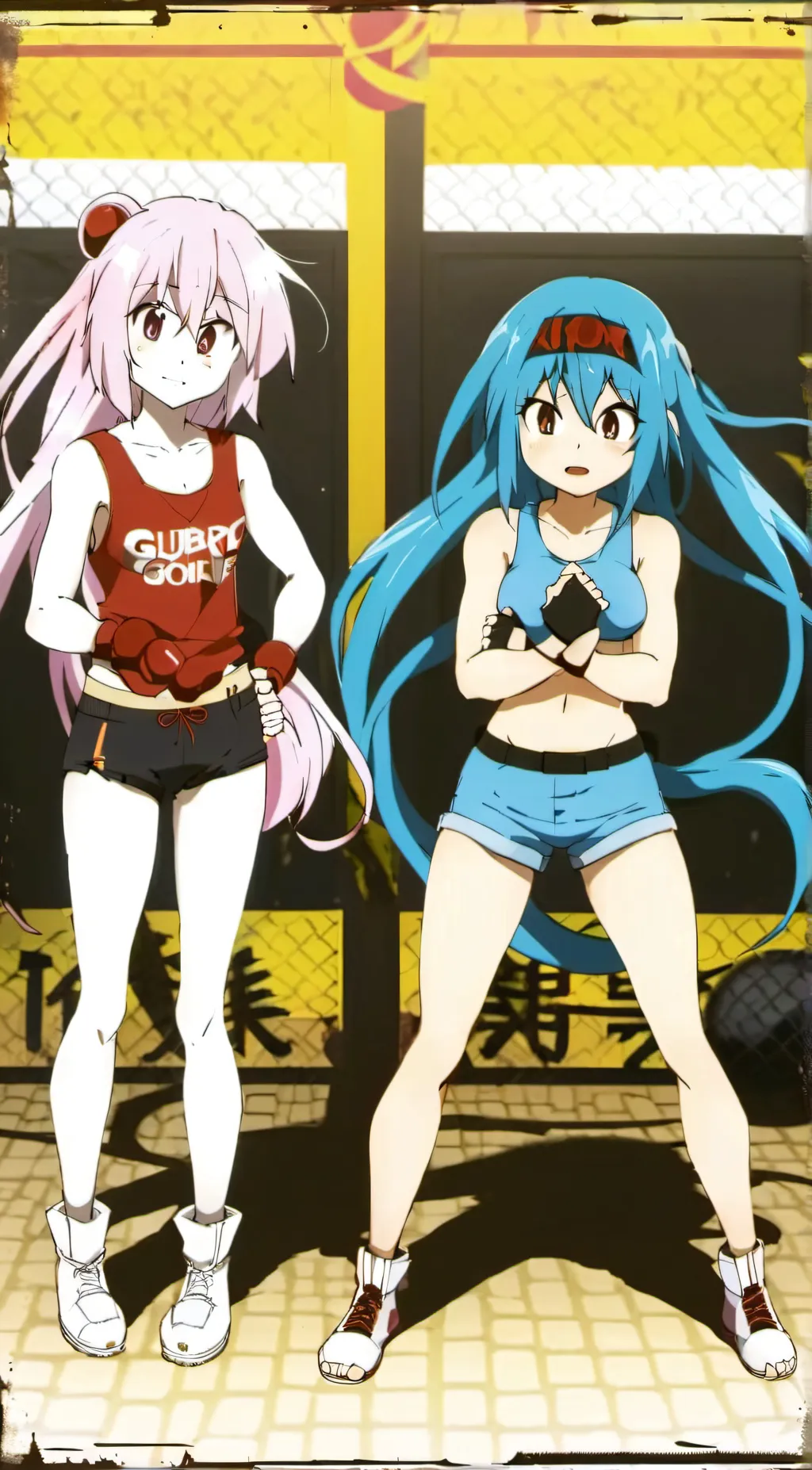 ai character: Runo and julie background
