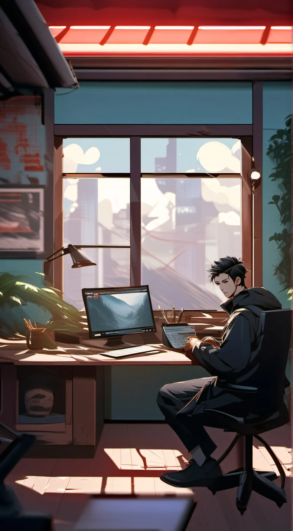 ai character: 🥰Luck🥴 background