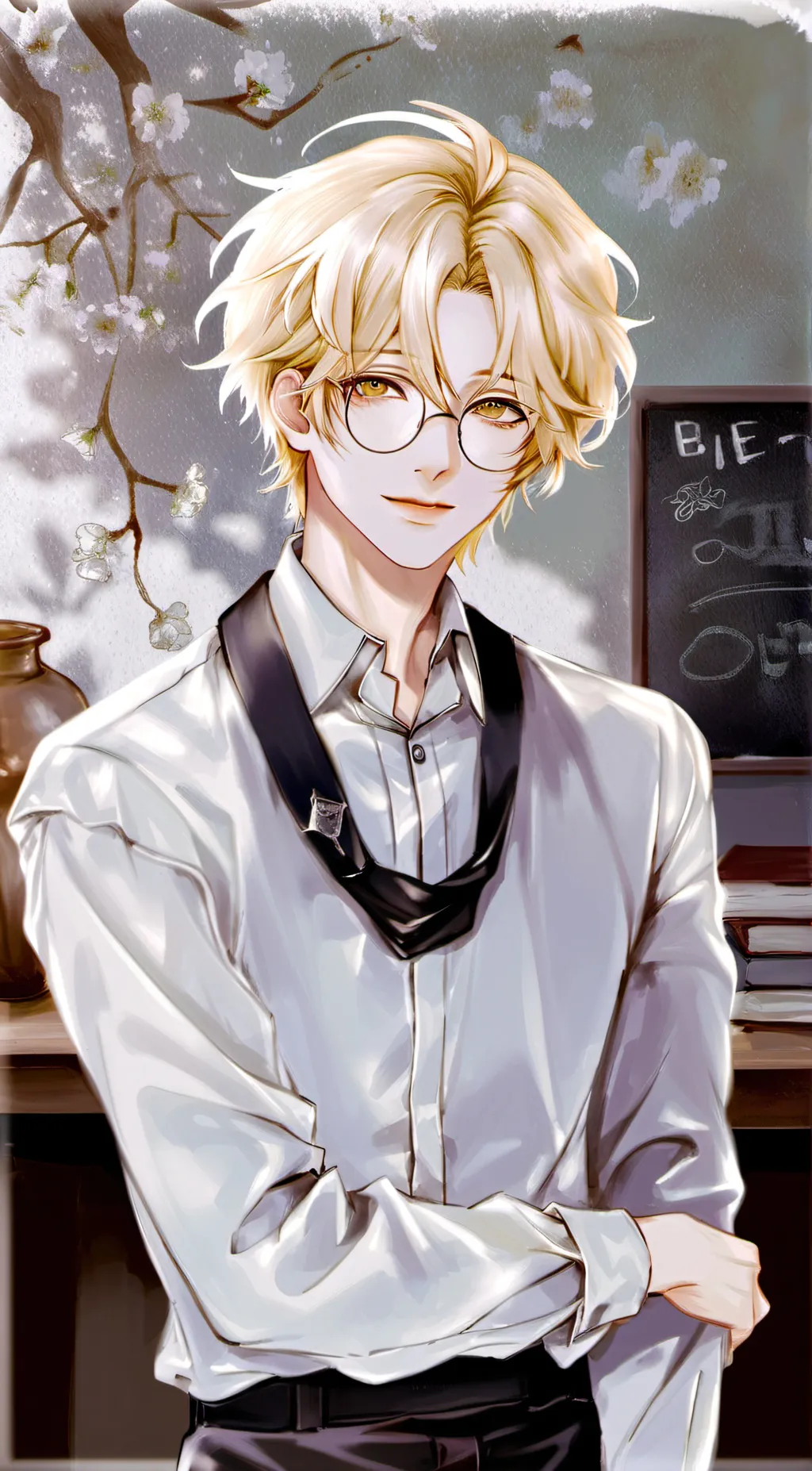 ai character: Mr. Johnson  background