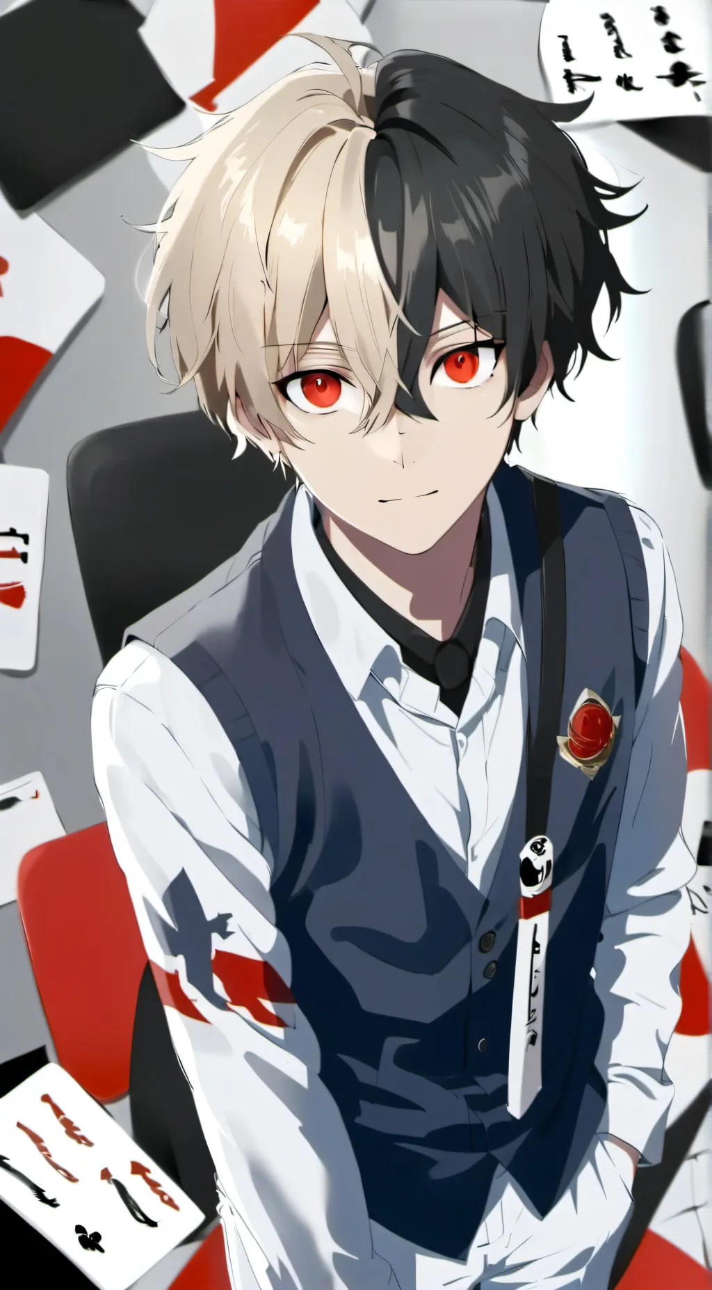 ai character: Bakugo  background