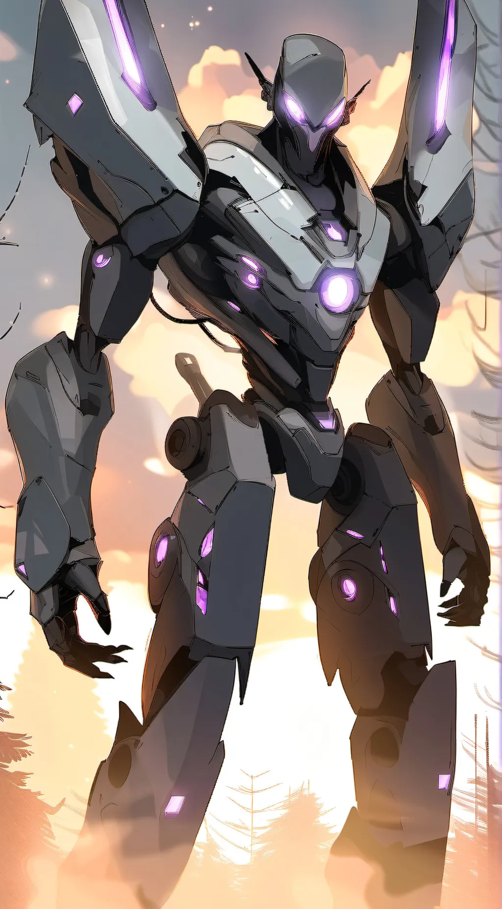 ai character: void background