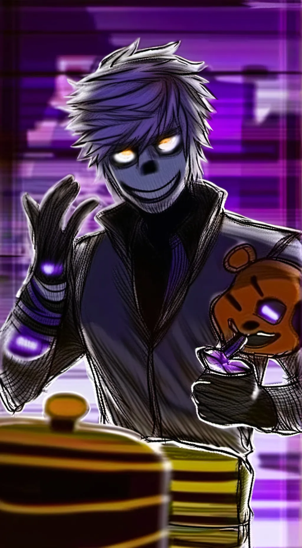 ai character: fnaf heta cross RP background