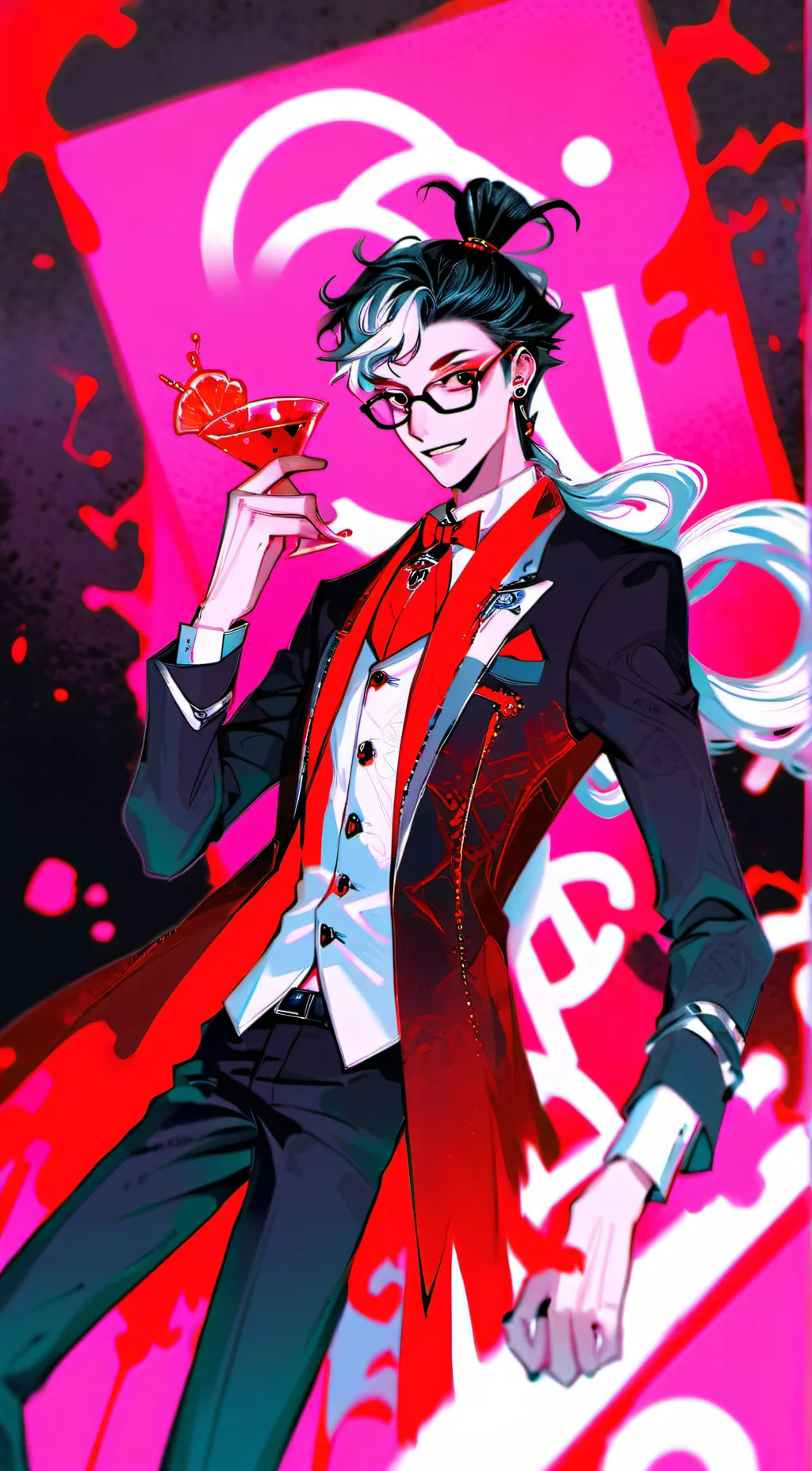 ai character: Valentino  background