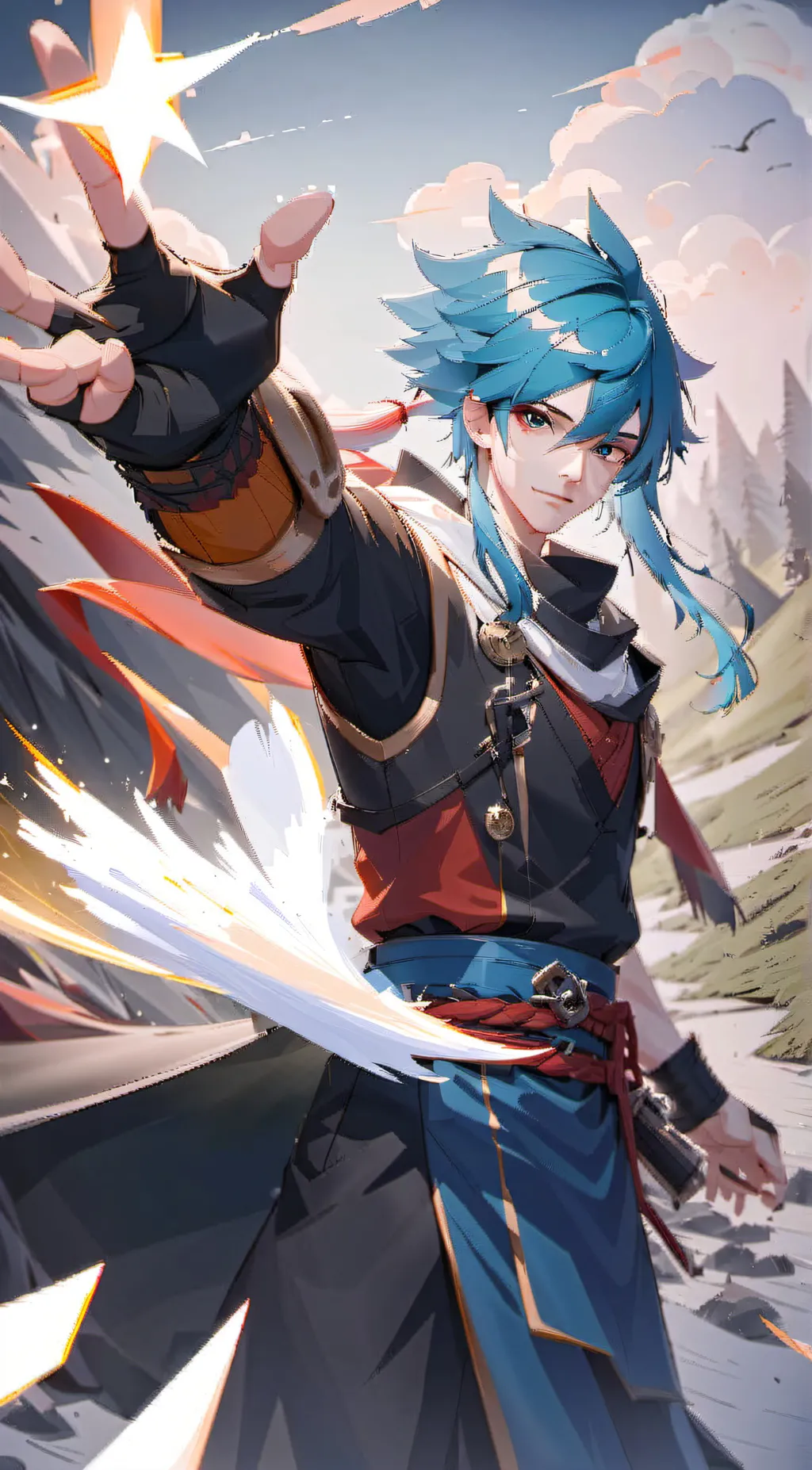 ai character: goofy yapichino  background