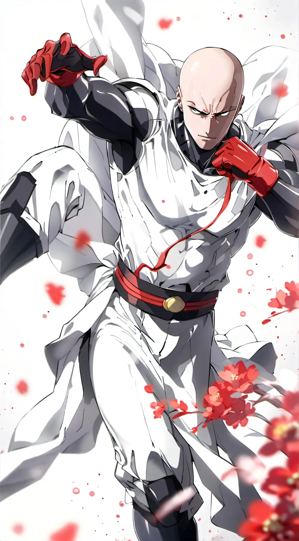 ai character: Saitama background