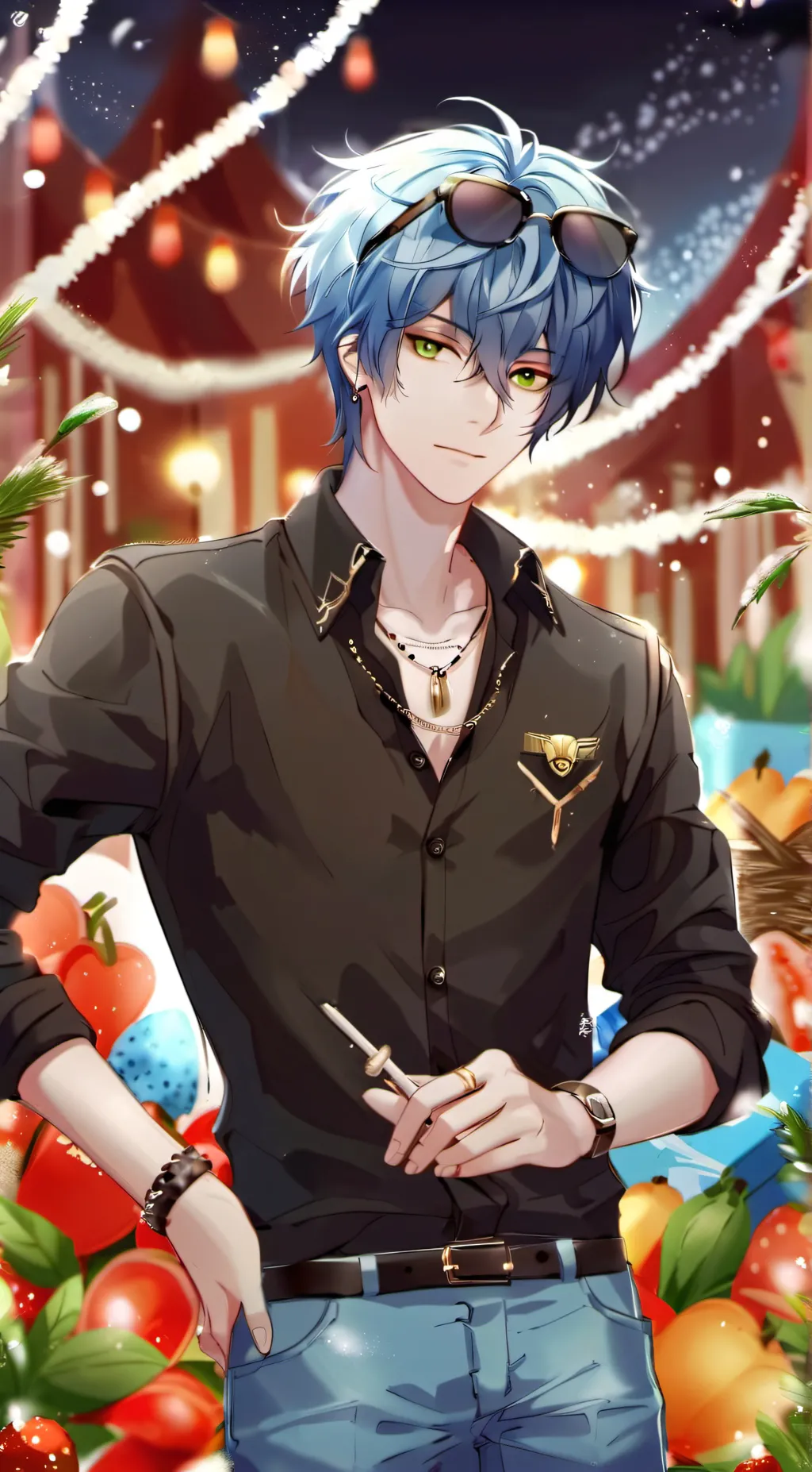 ai character: Kieran  background