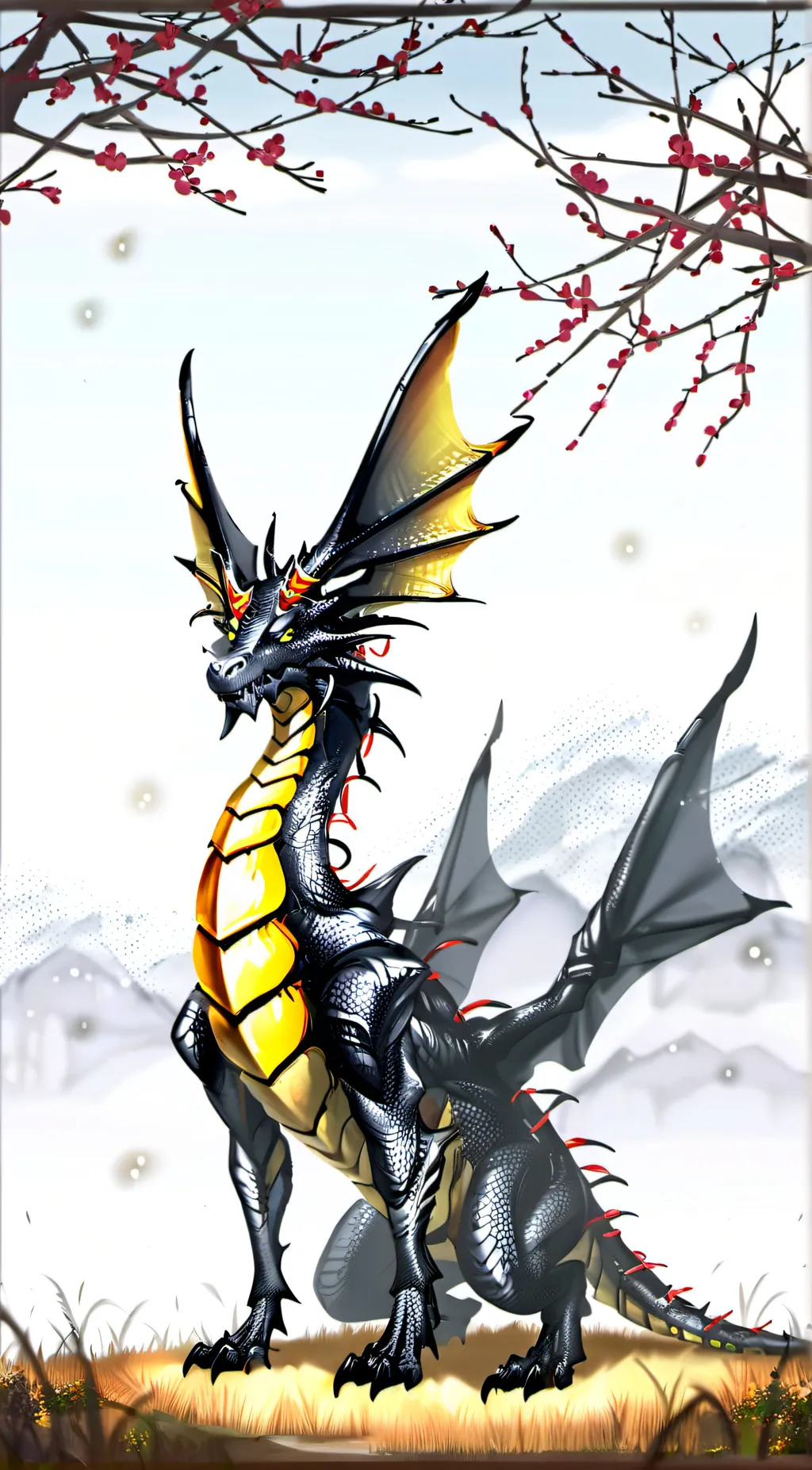 ai character: Hivewing (ladybug) background