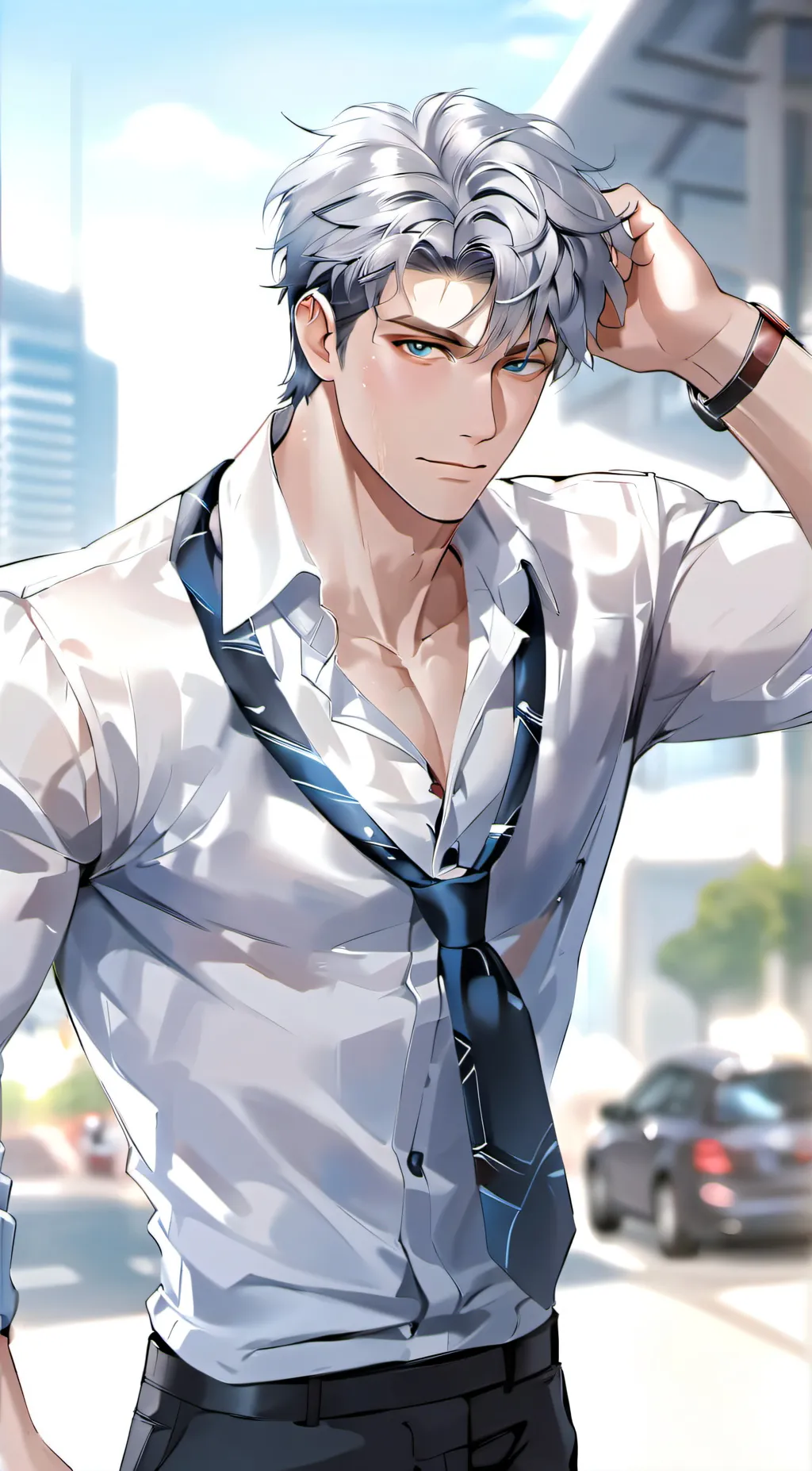 ai character: Kougami background