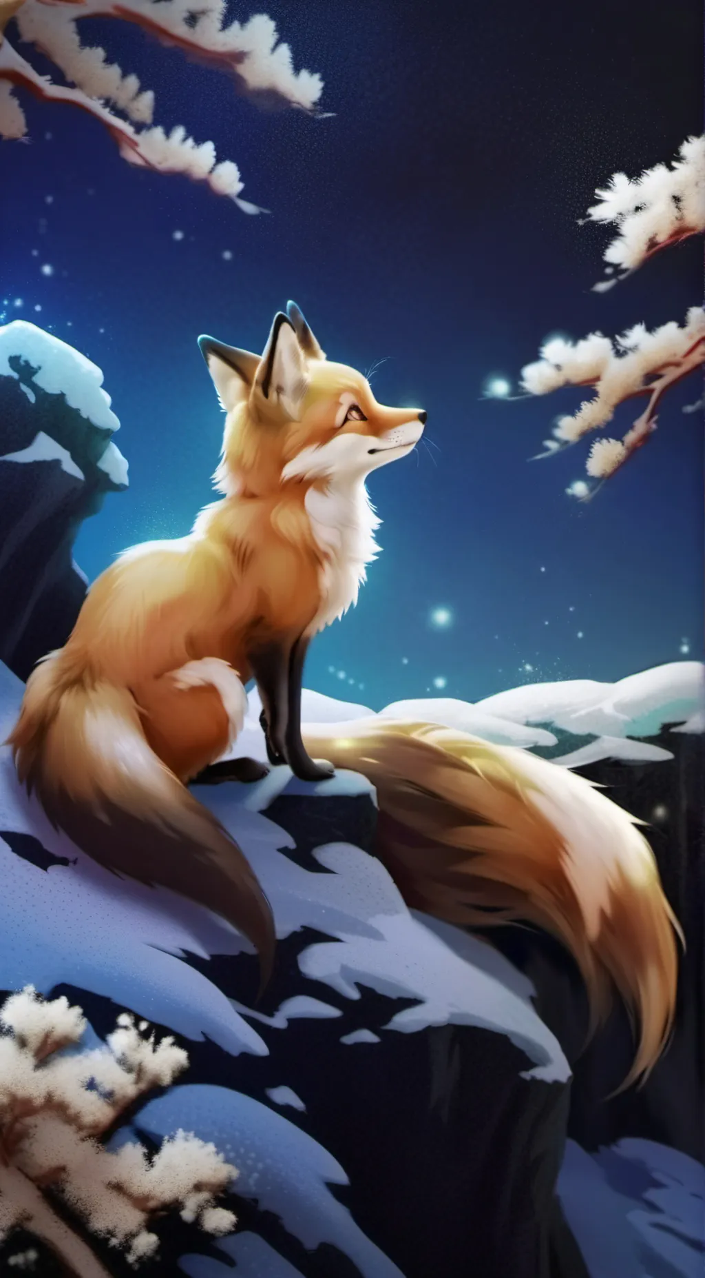 ai character: Bushy background