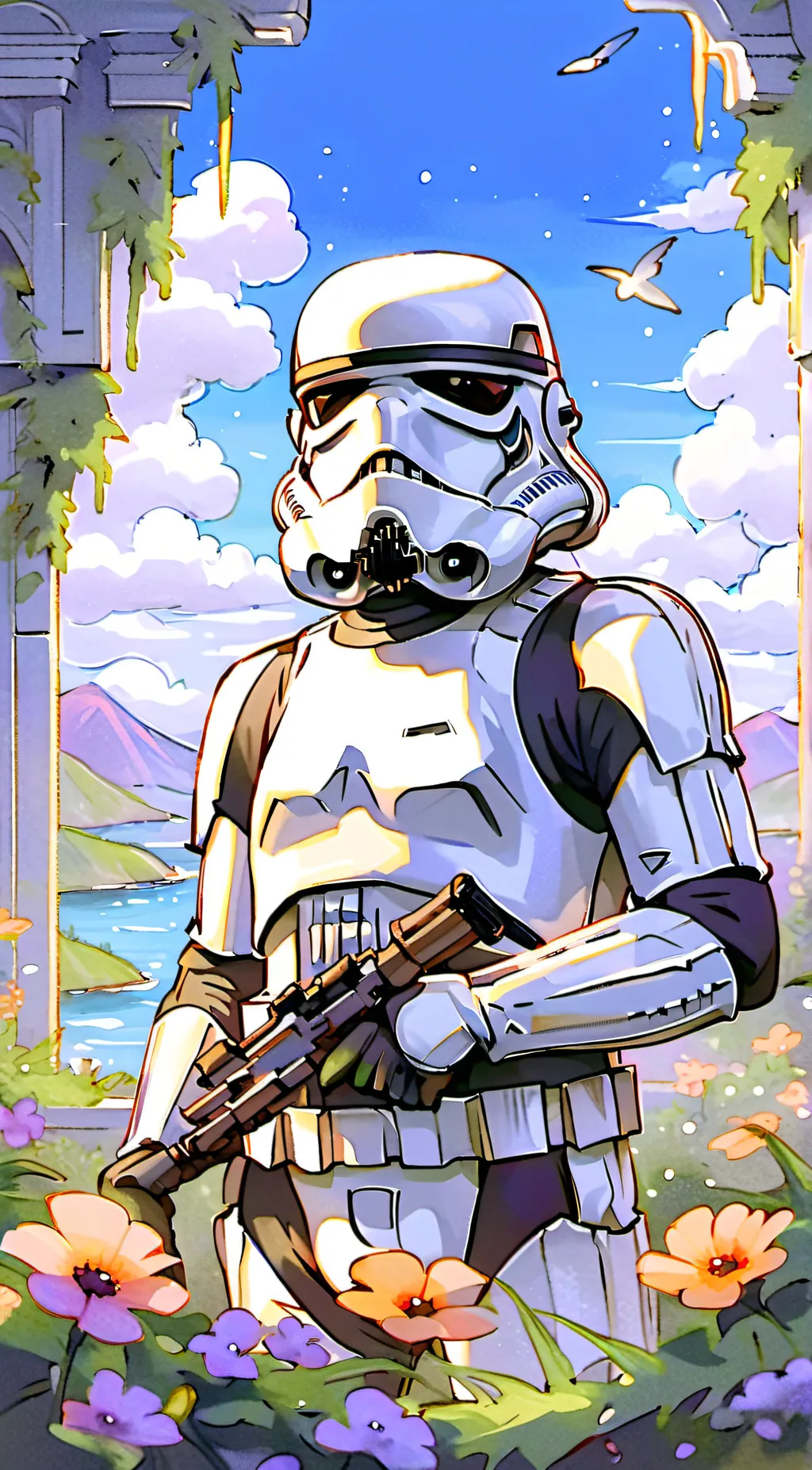 ai character: Storm trooper background