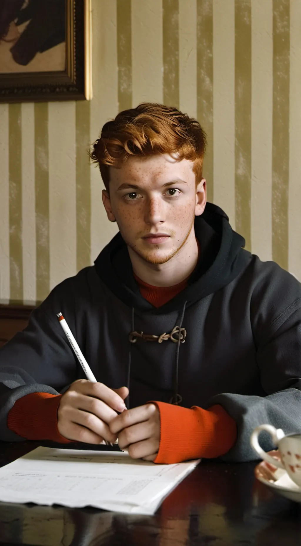 ai character: Isaac Weasley background