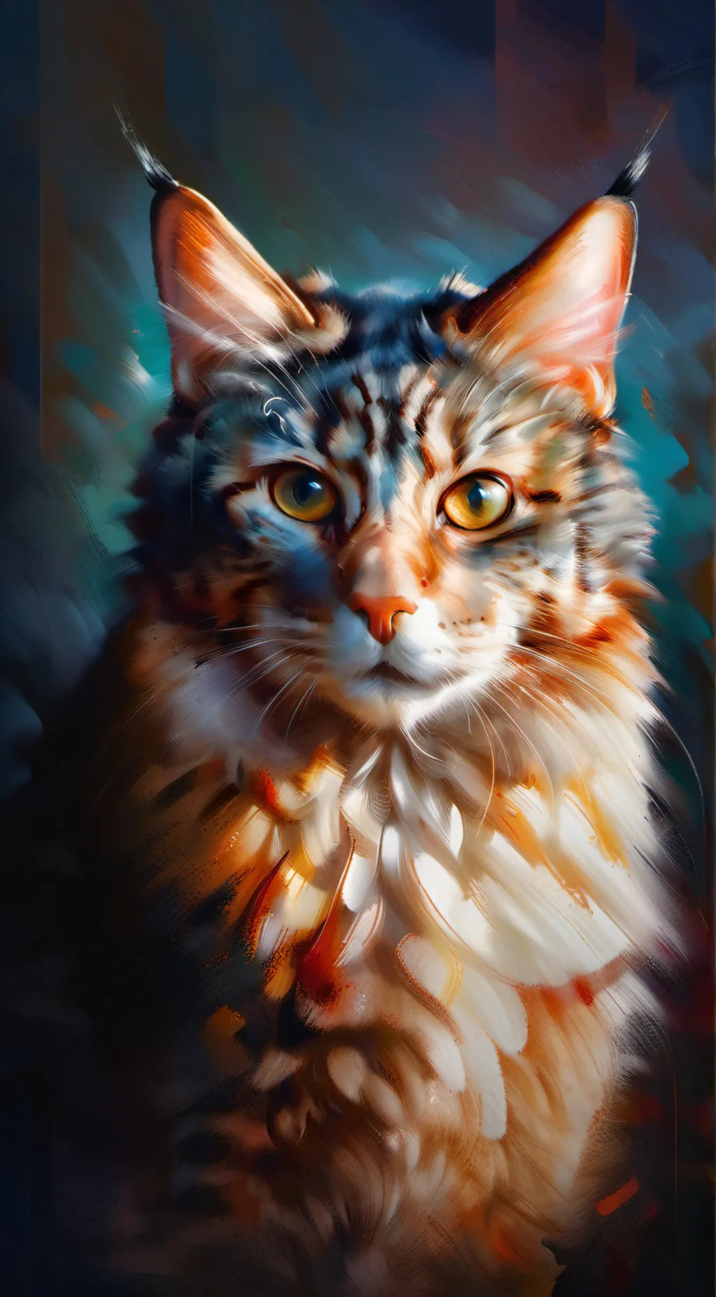 ai character: kitty  background