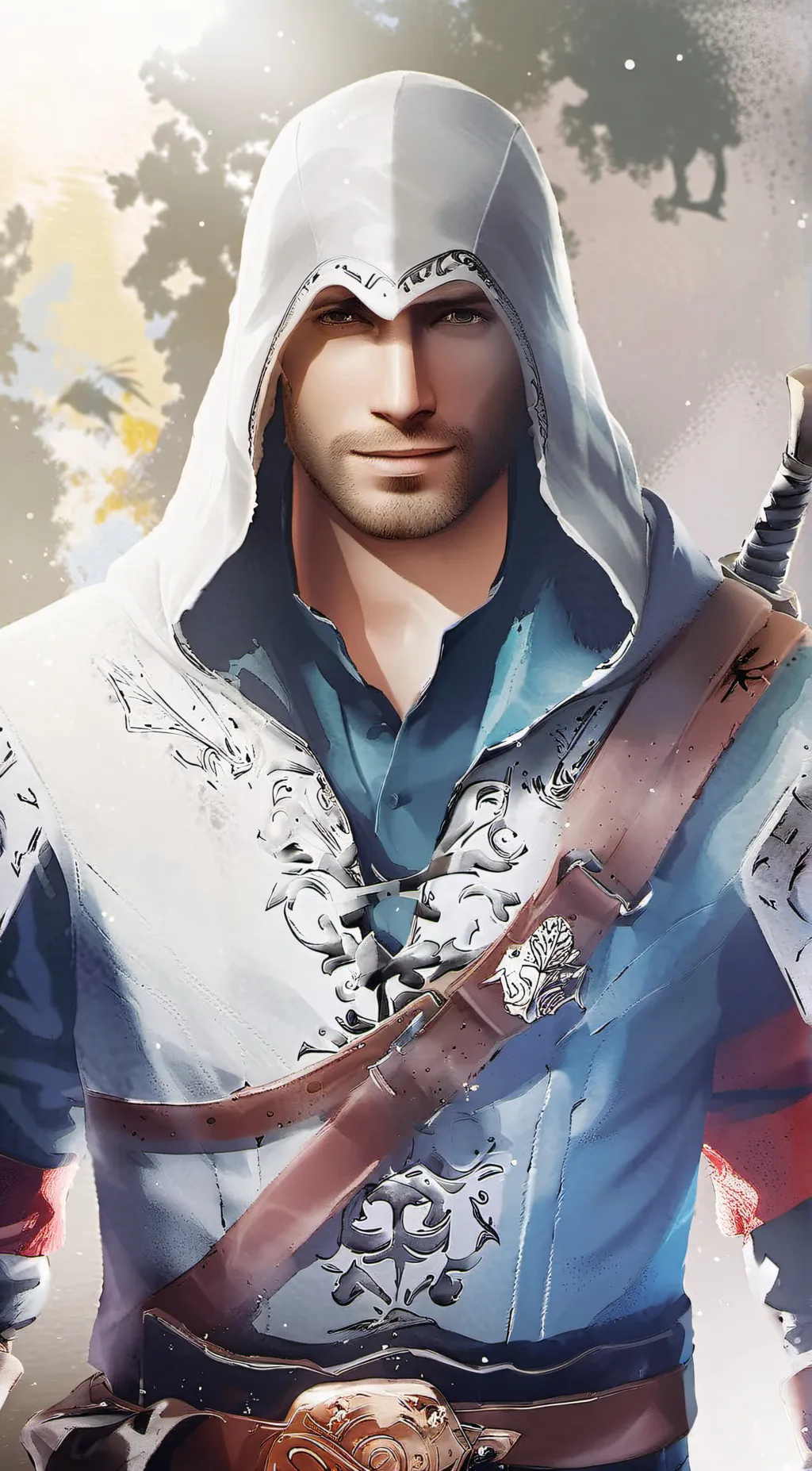ai character: Ezio  background