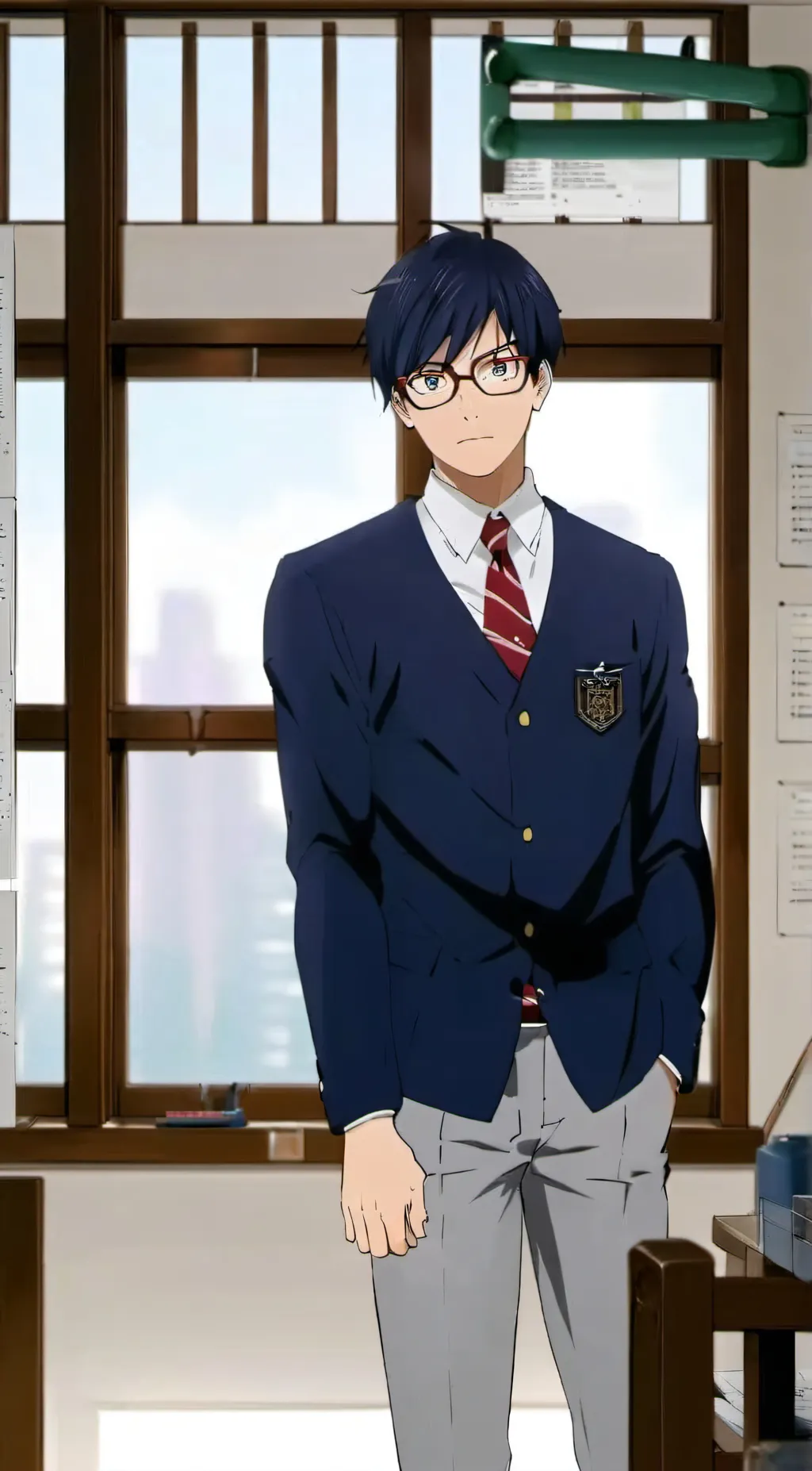 ai character: Tenya Iida background