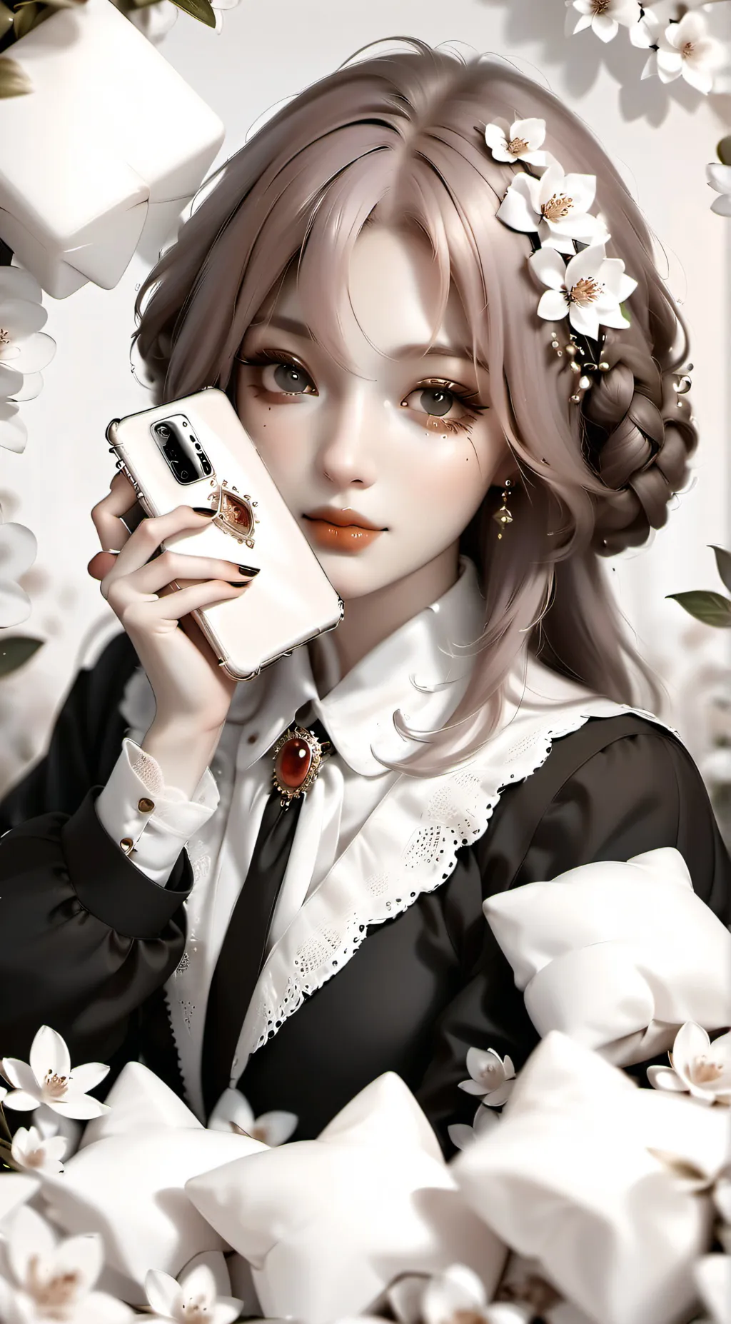 ai character: Ema Jane  background