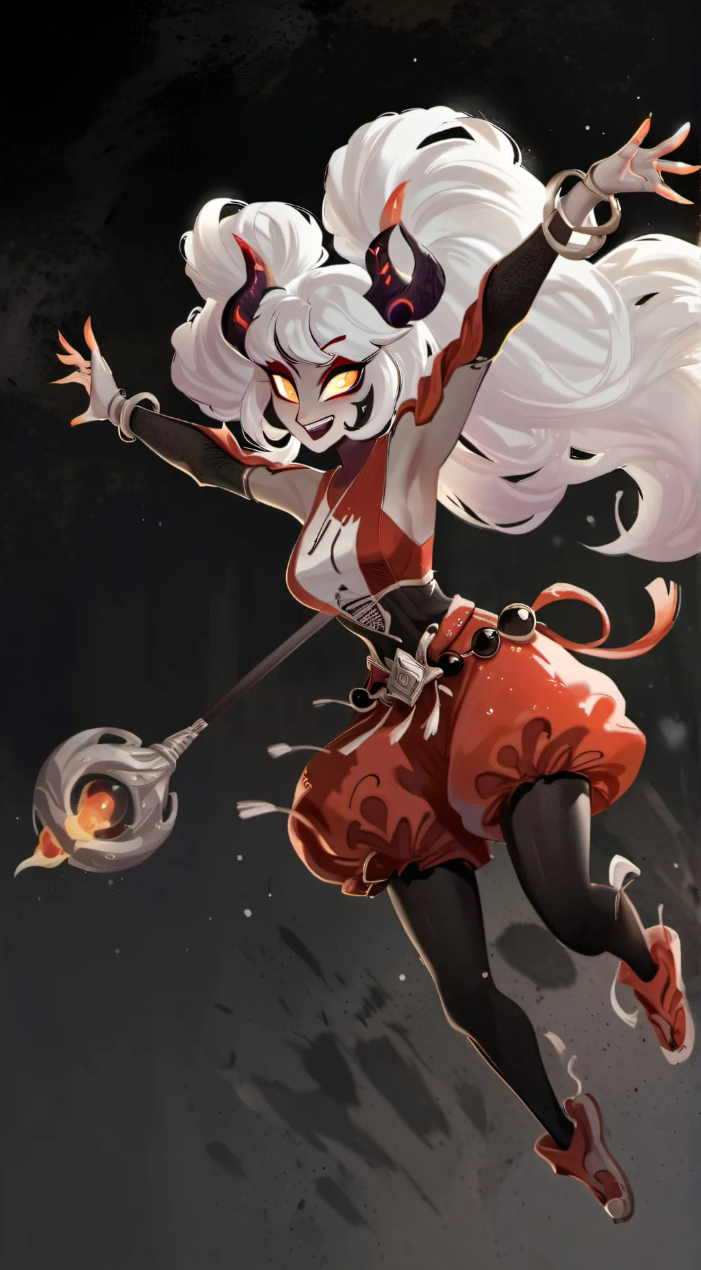 ai character: velvet  background