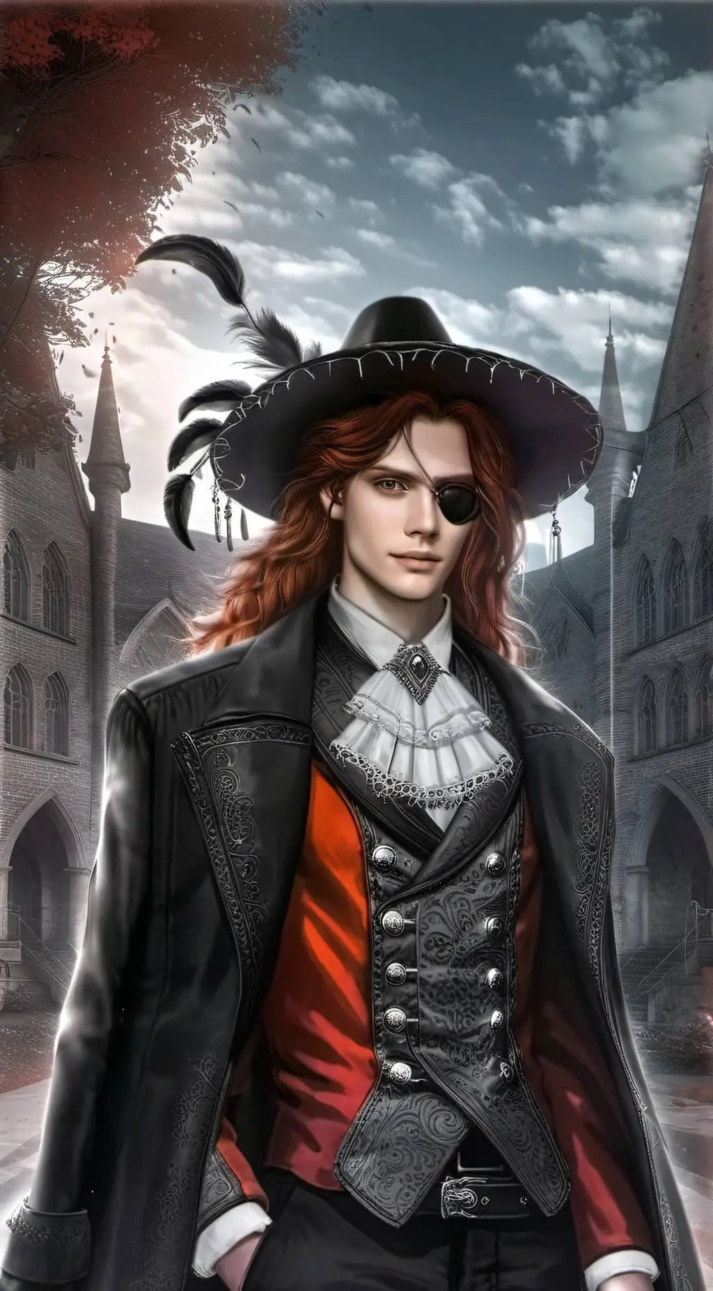 ai character: Christian   background