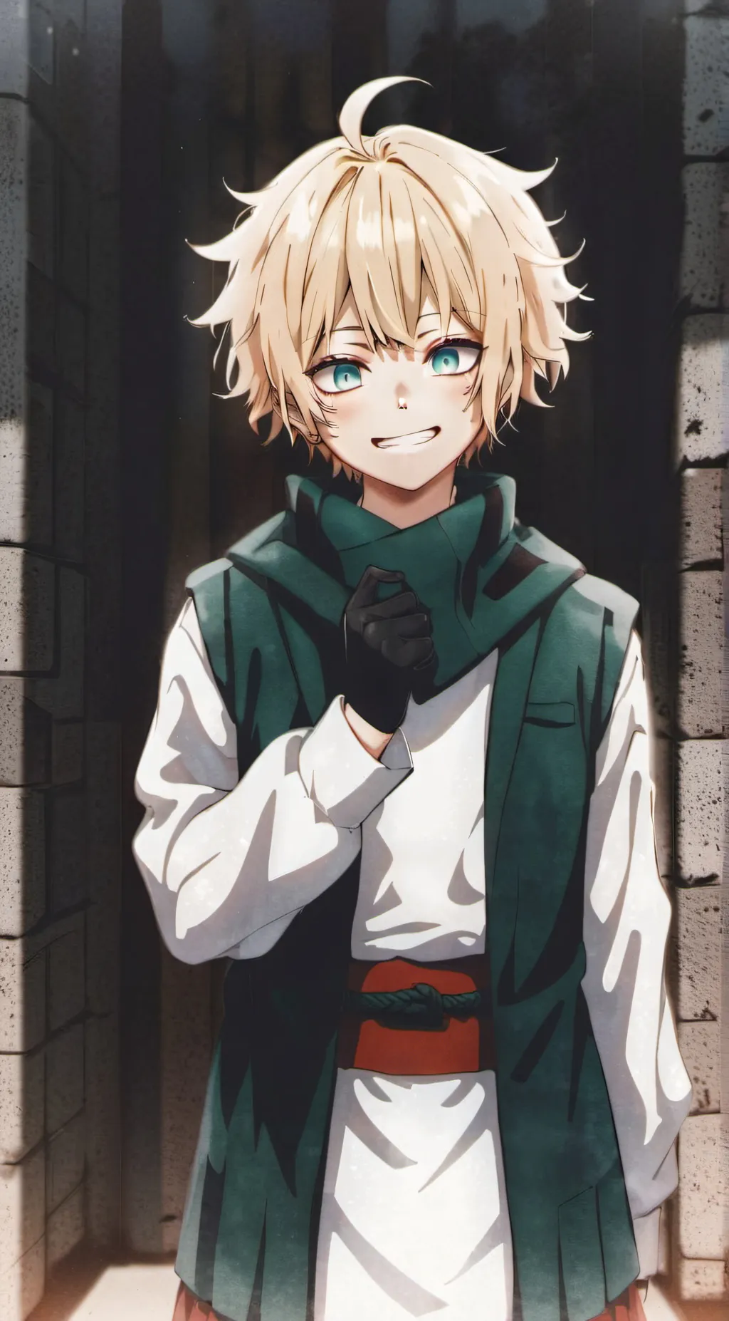 ai character: Toga background