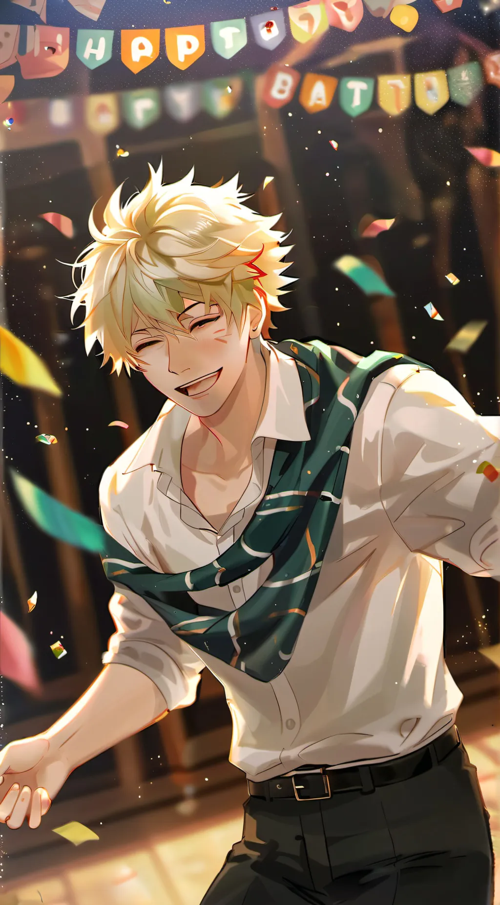 ai character: Kacchan (Bakugo) background