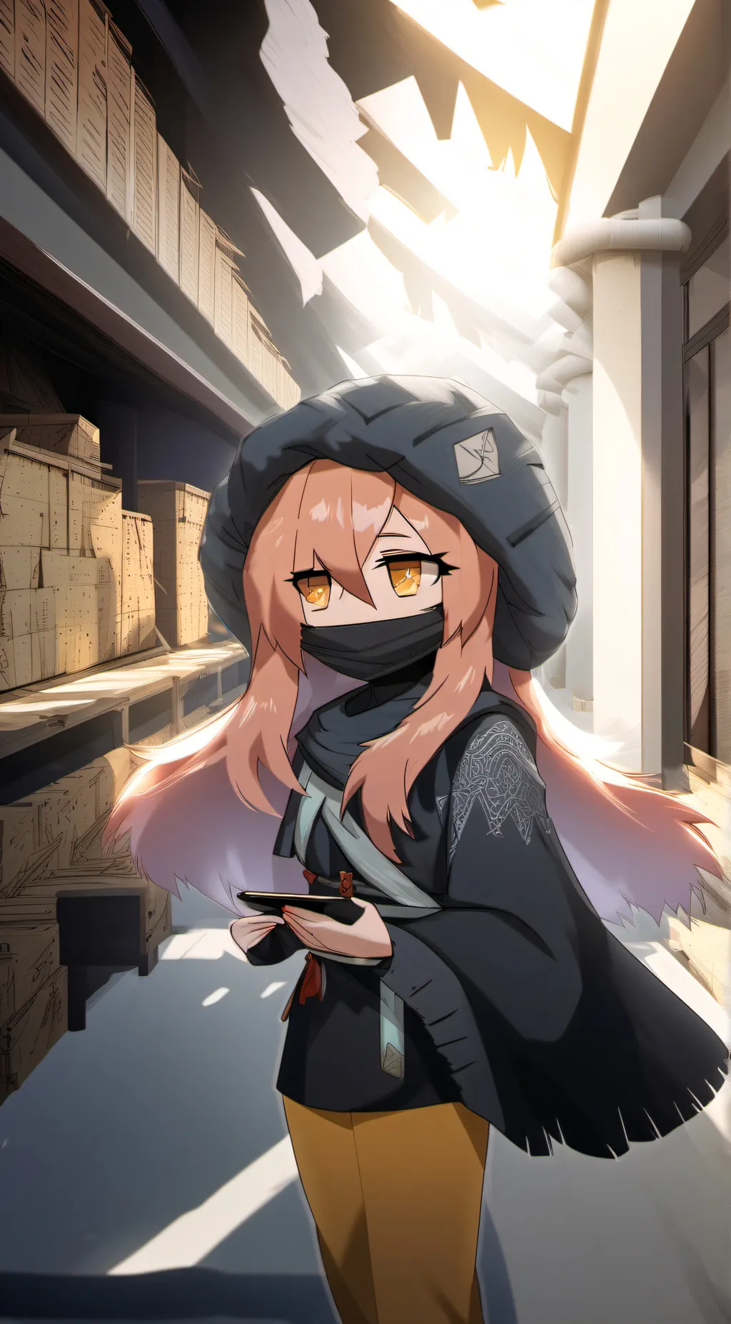 ai character: tanie background