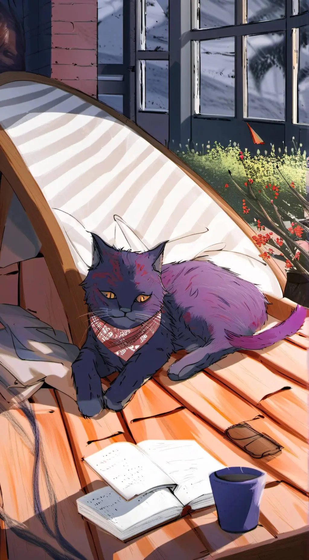 ai character: Catnap background