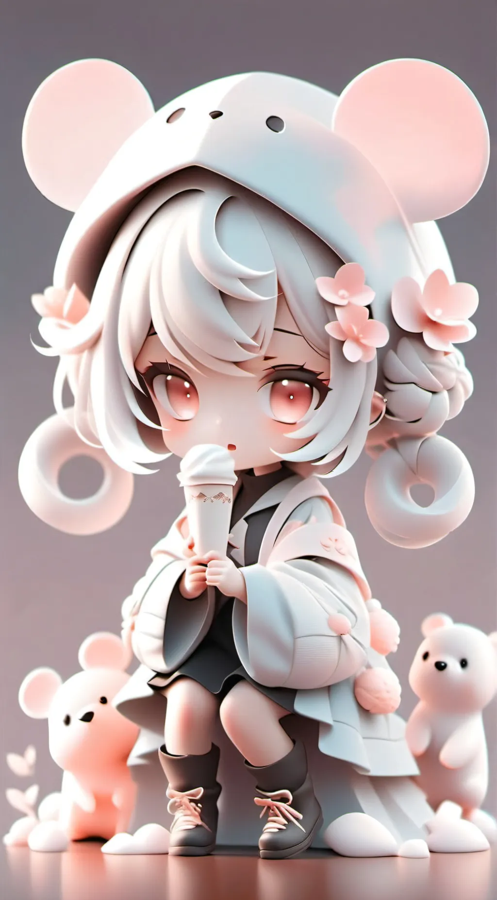 ai character: 𝓹𝓾𝓻𝓬𝔂  background