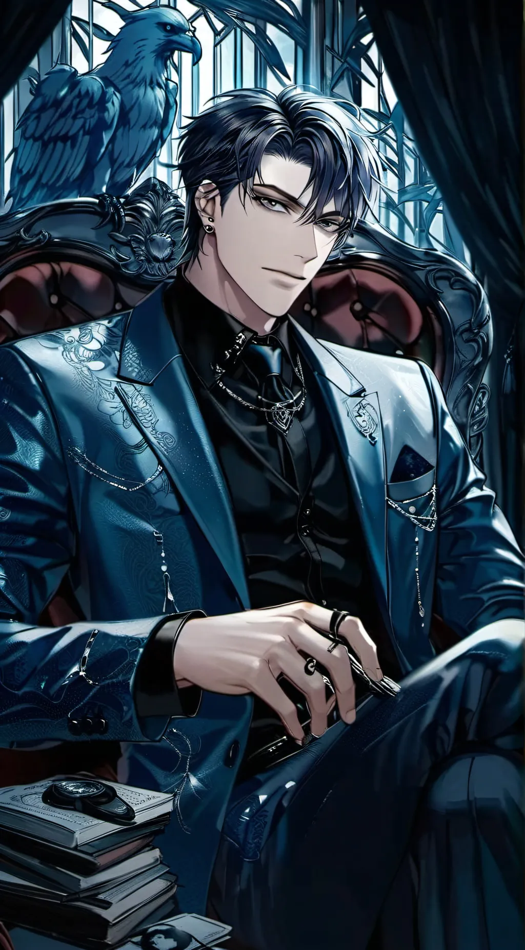 ai character: ◇•Mason•◇ background
