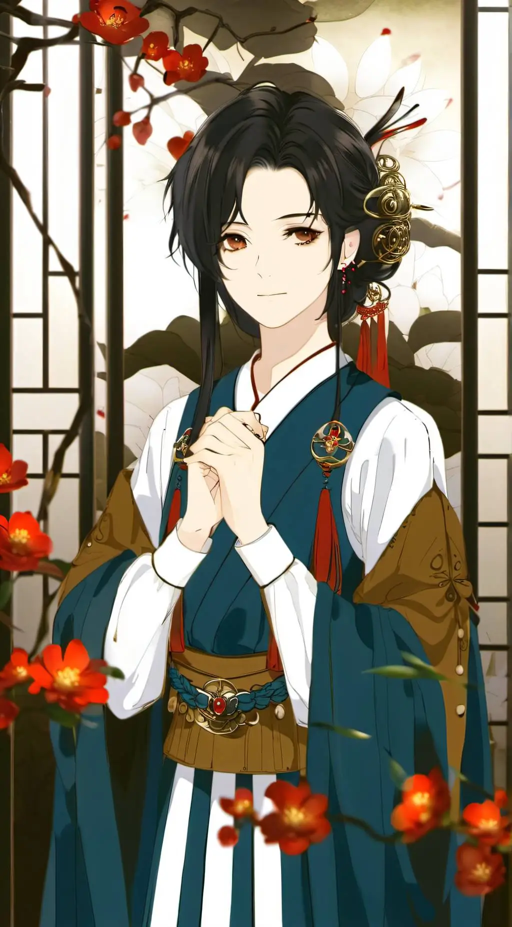 ai character: demon slayer background