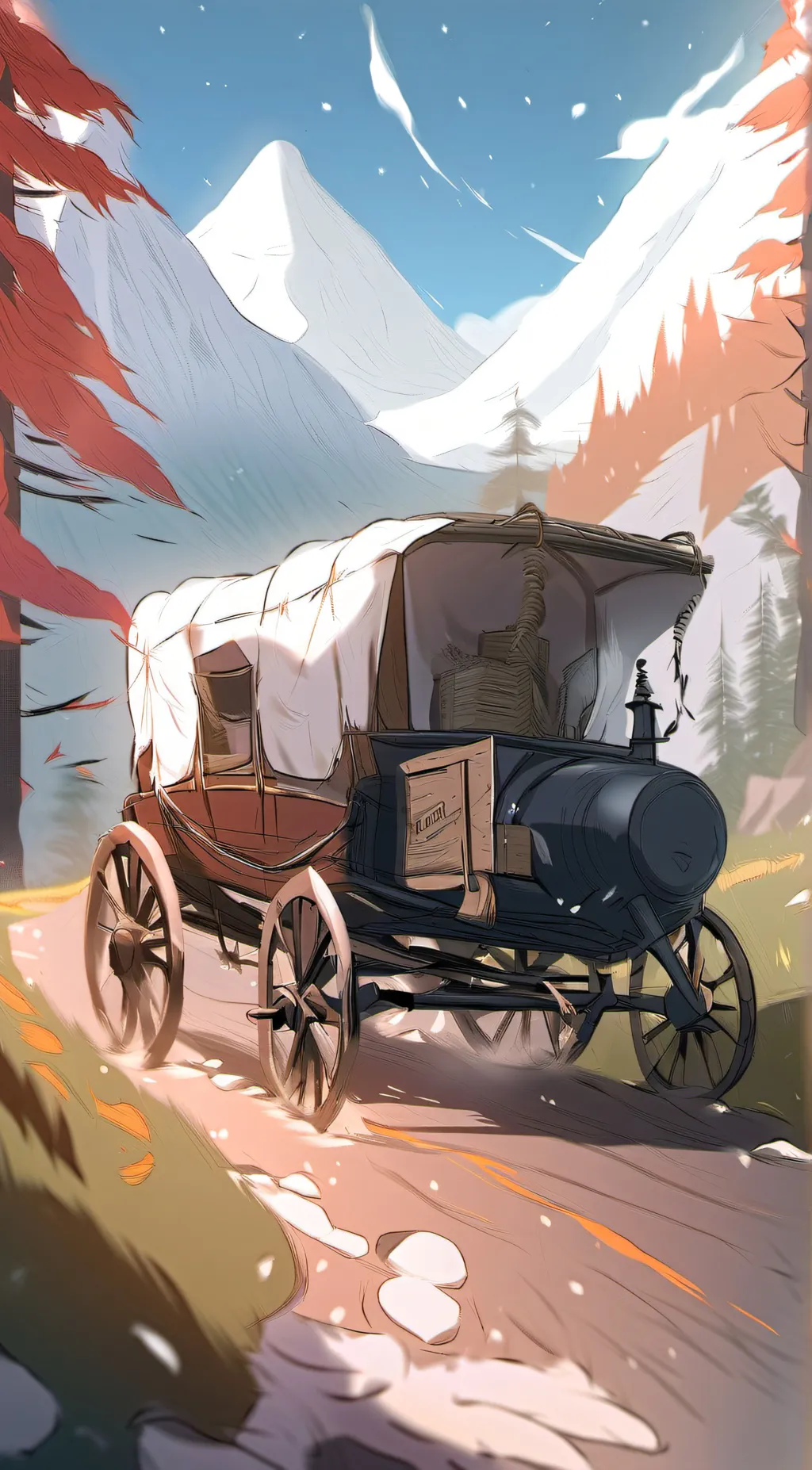 ai character: Oregon Trail background