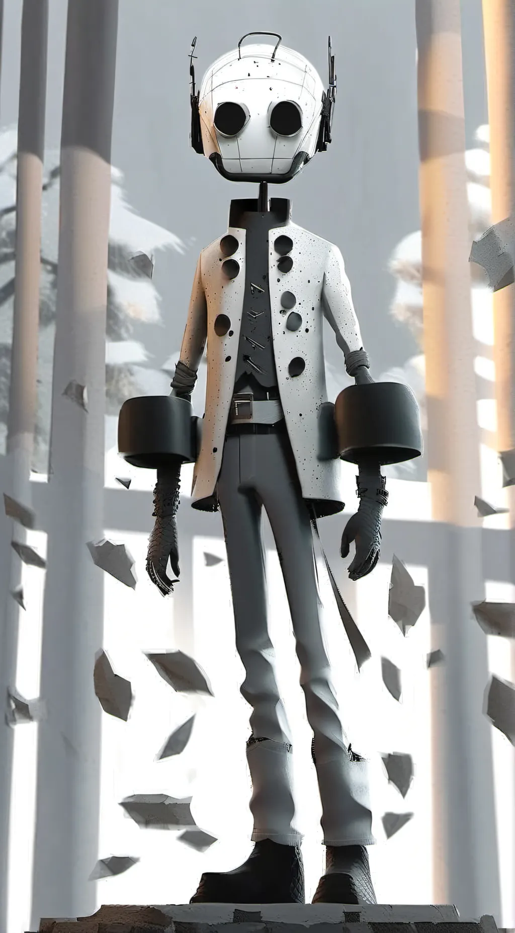 ai character: Mr. Puzzle background