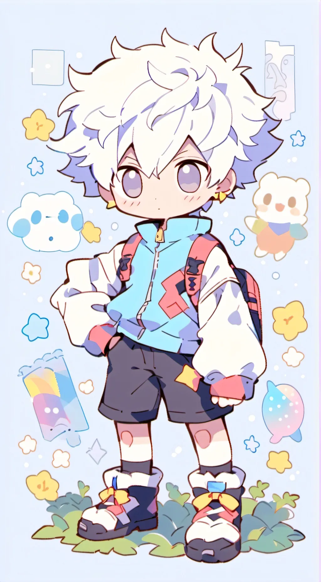 ai character: 💙Killua💙 background