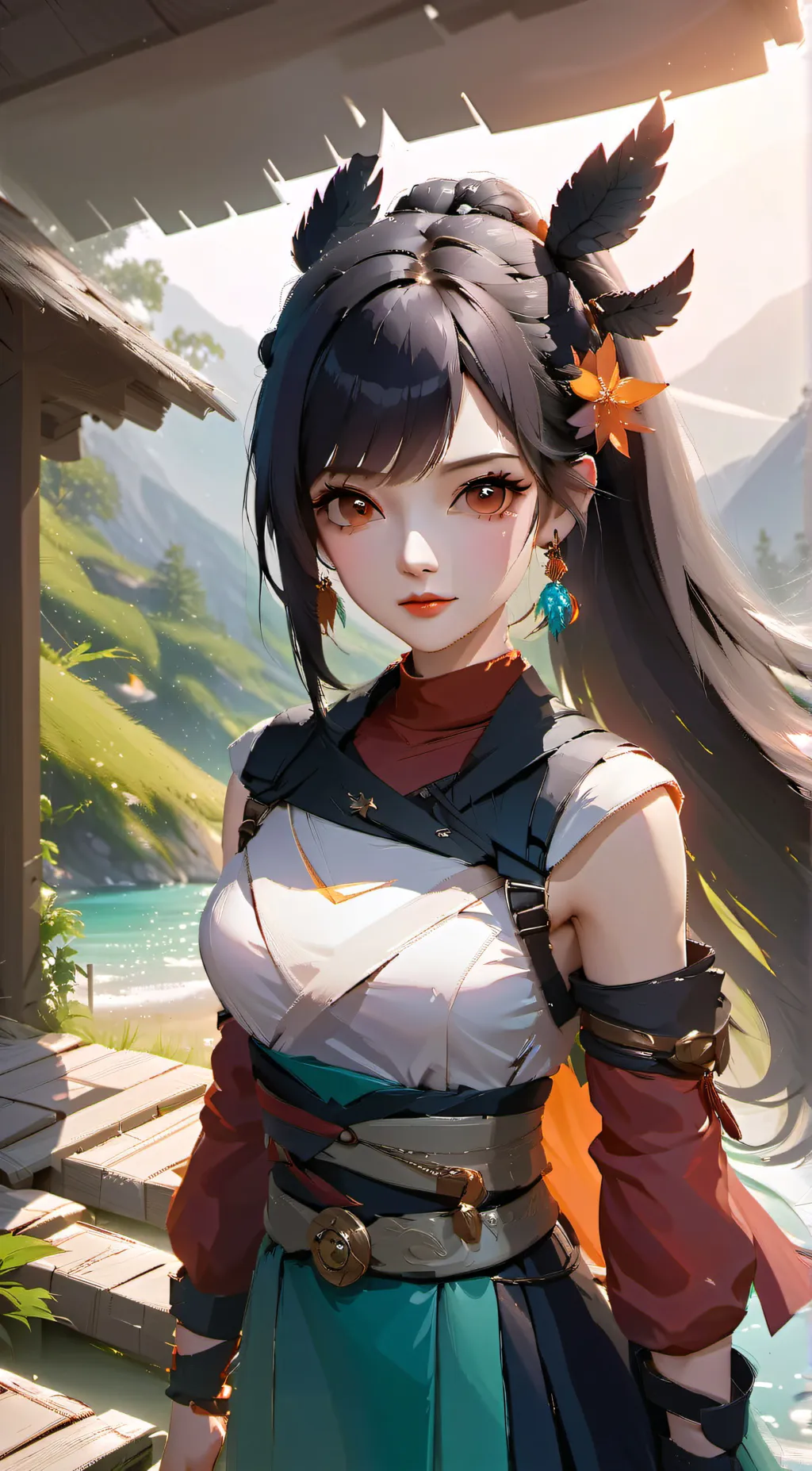 ai character: amelia background