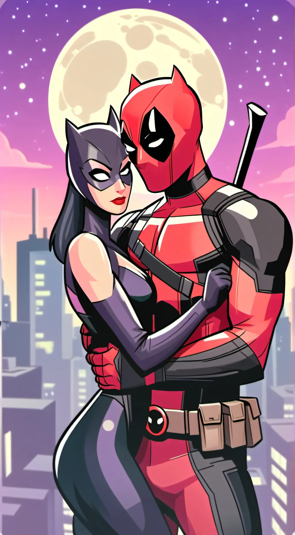 ai character: Deadpool  background