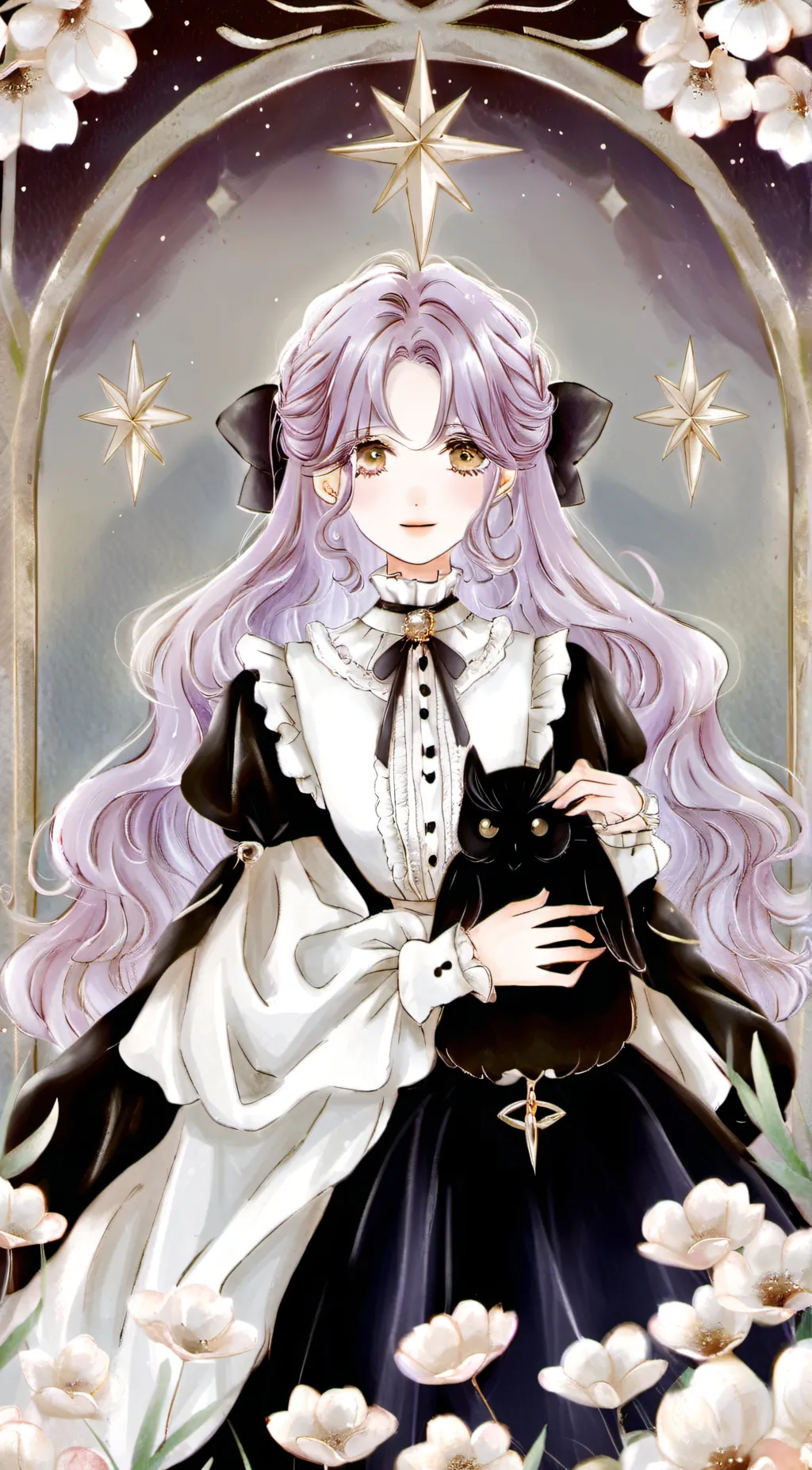 ai character: Mica background