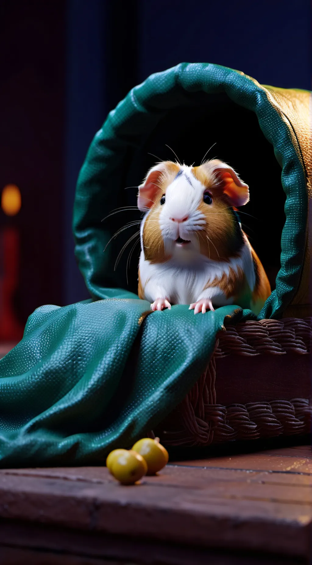 ai character: guinea pig background