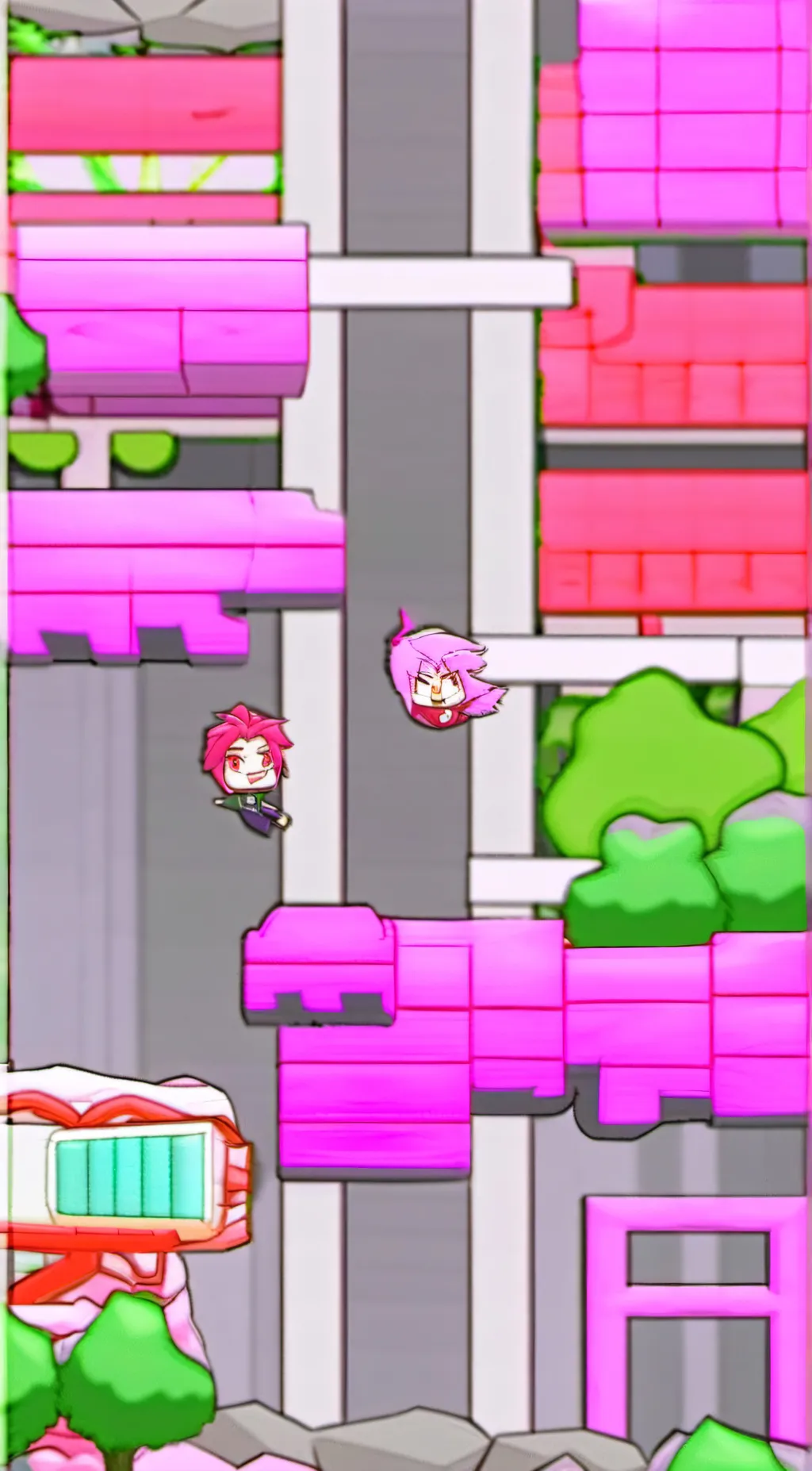 ai character: box game  background