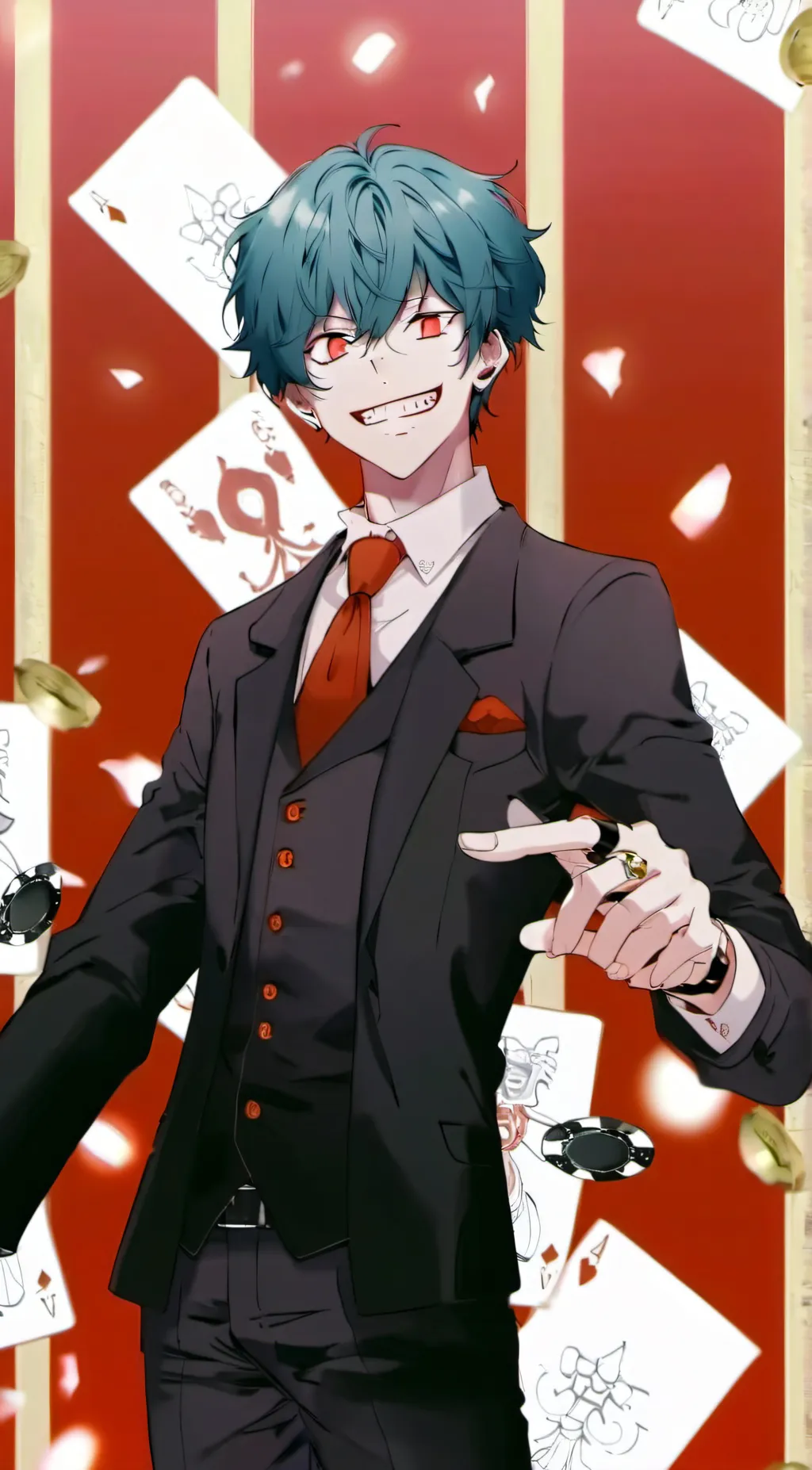ai character: Villian Deku background