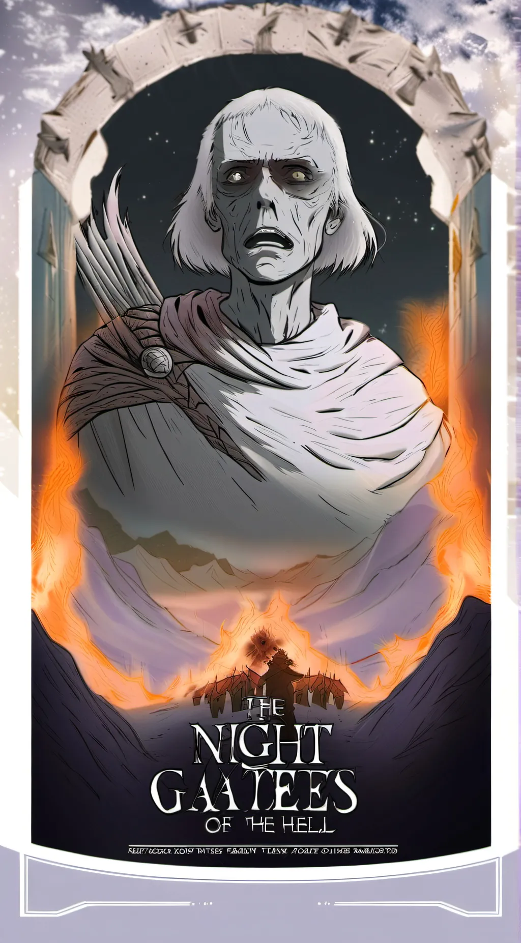 ai character: night at the gates background