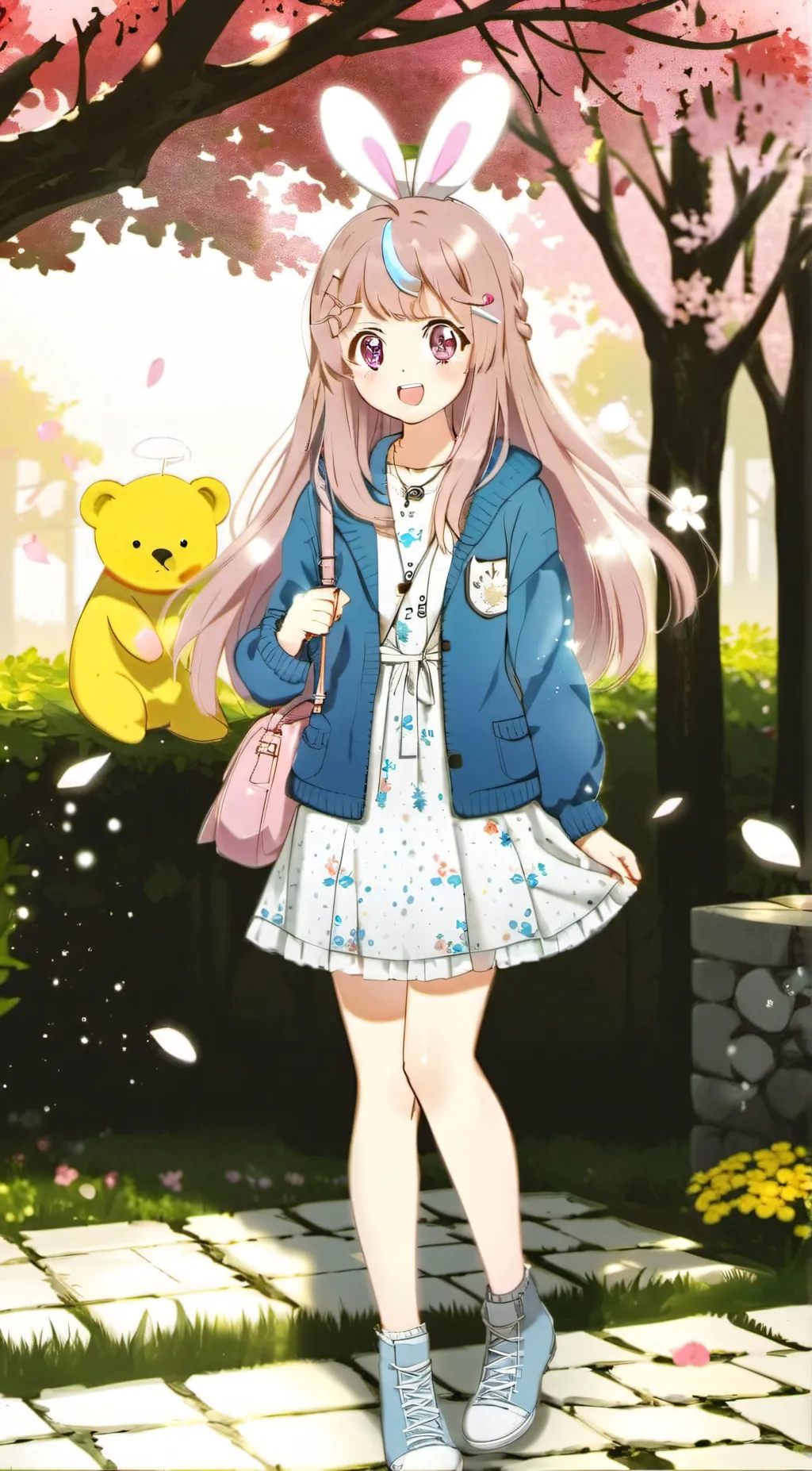 ai character: sky background